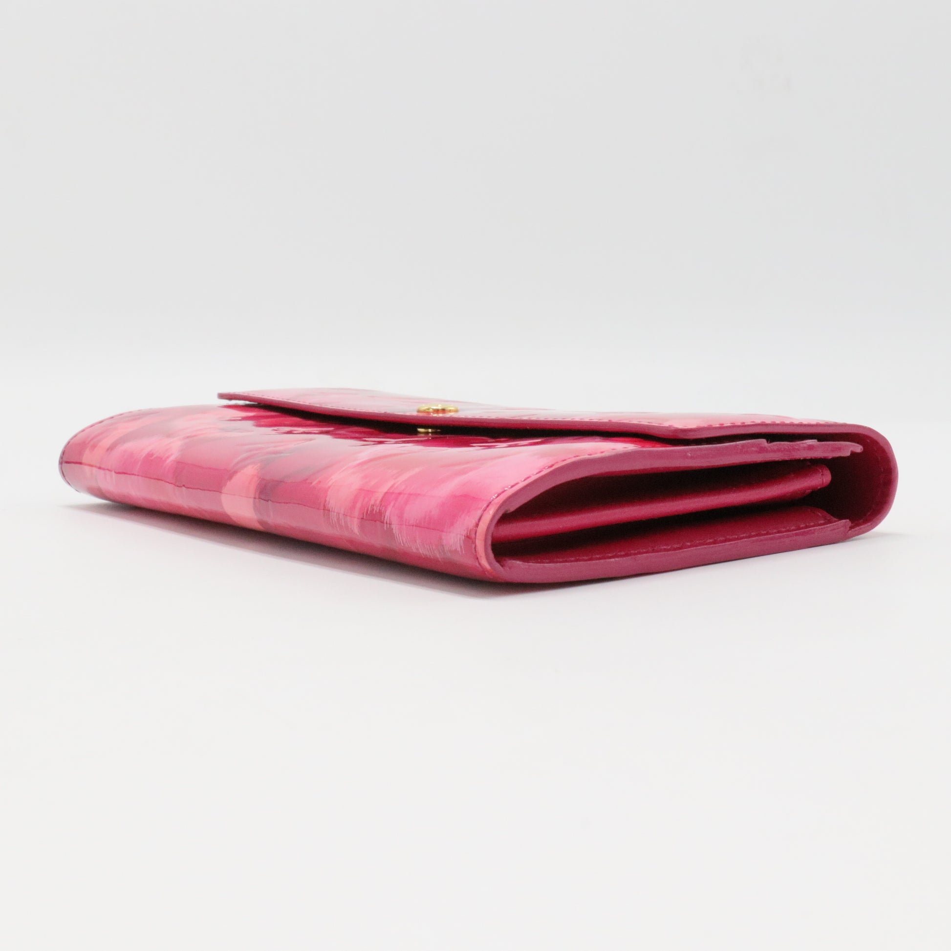 2013 Vernis Patent Leather Sarah Retiro Wallet