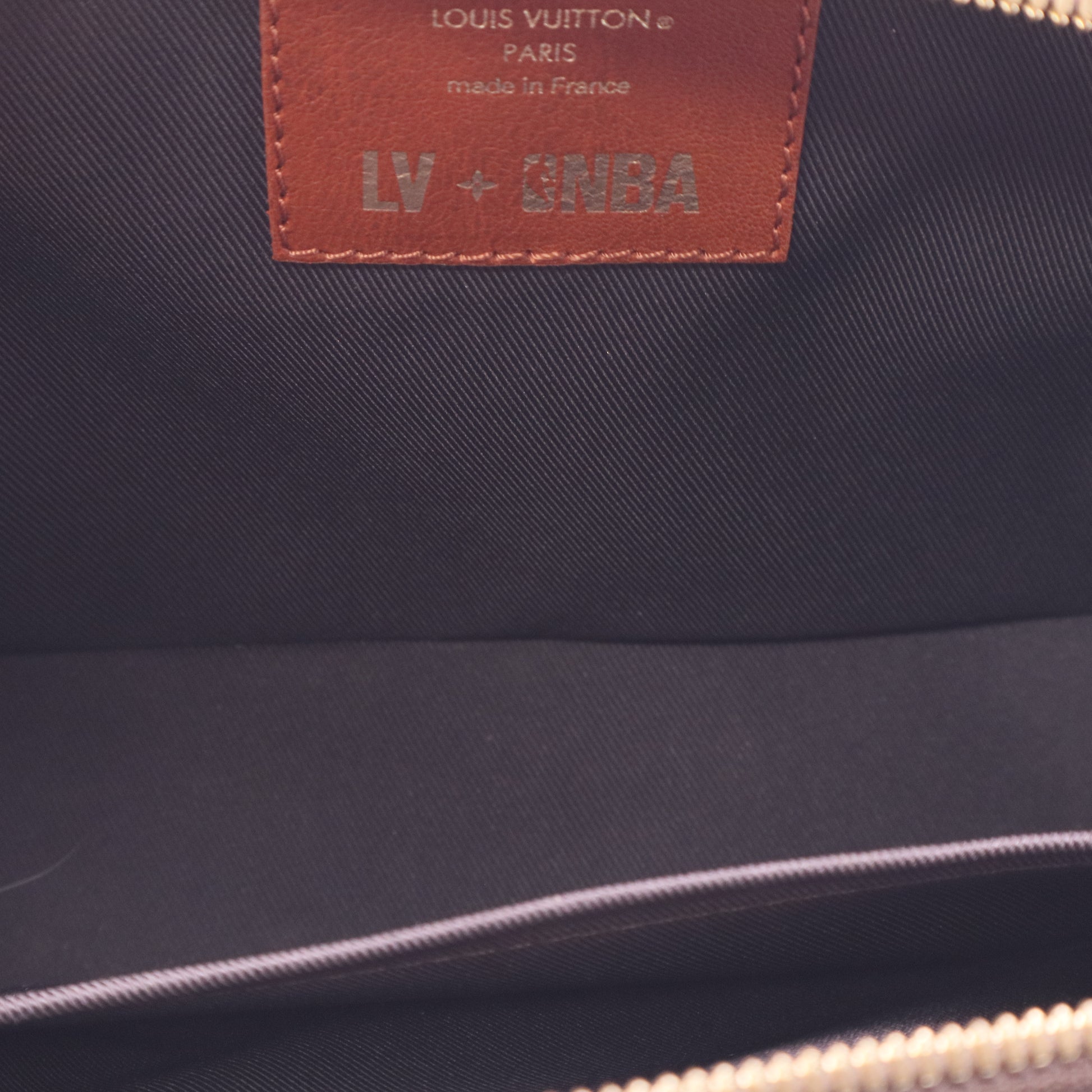 Brown NBA Monogram Handle Trunk Satchel Twins