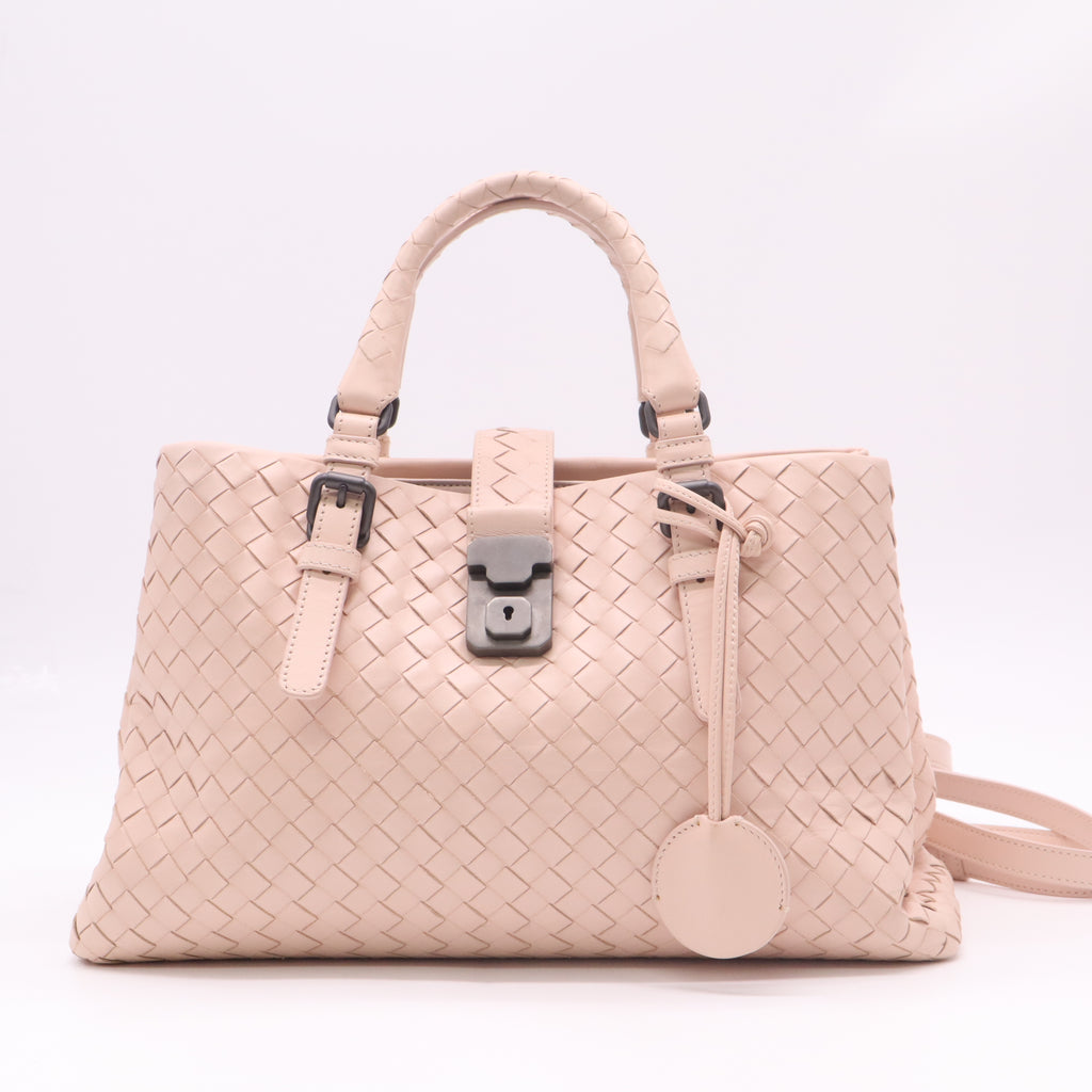 Bottega Veneta Small Intrecciato Roma Satchel Bag B23062