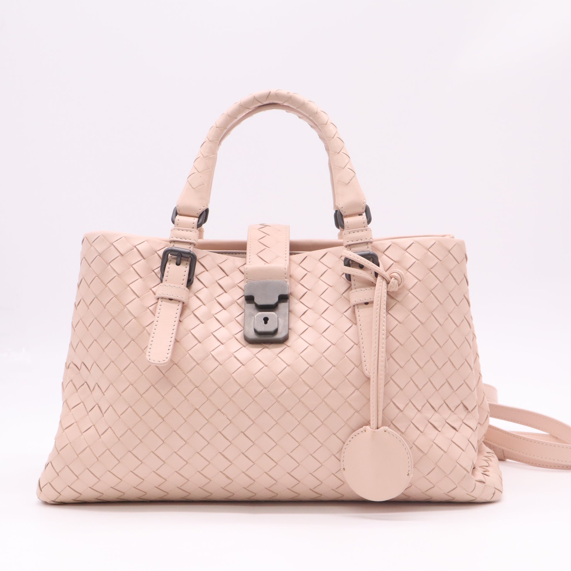 Bottega Veneta Small Intrecciato Roma Satchel Bag B23062