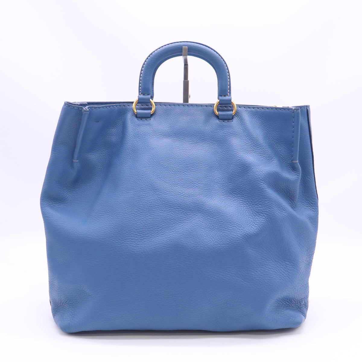 Prada Vitello Daino Embossed Logo Convertible Tote Bag B24715