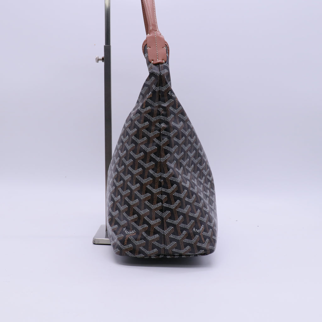 Goyard Goyardine Boheme Hobo Black Gold twins LDJ3905