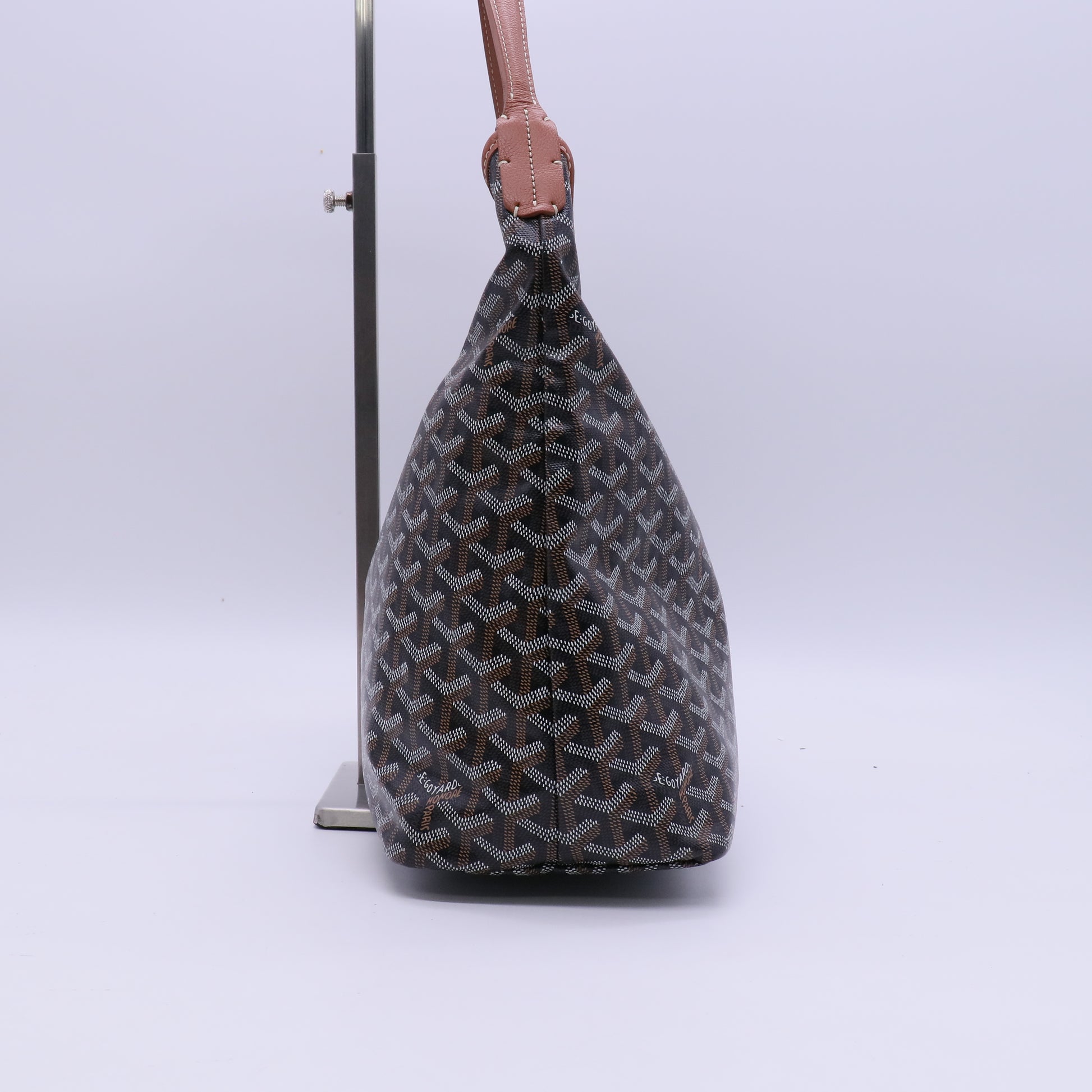 Goyard Goyardine Boheme Hobo Black Gold twins LDJ3905