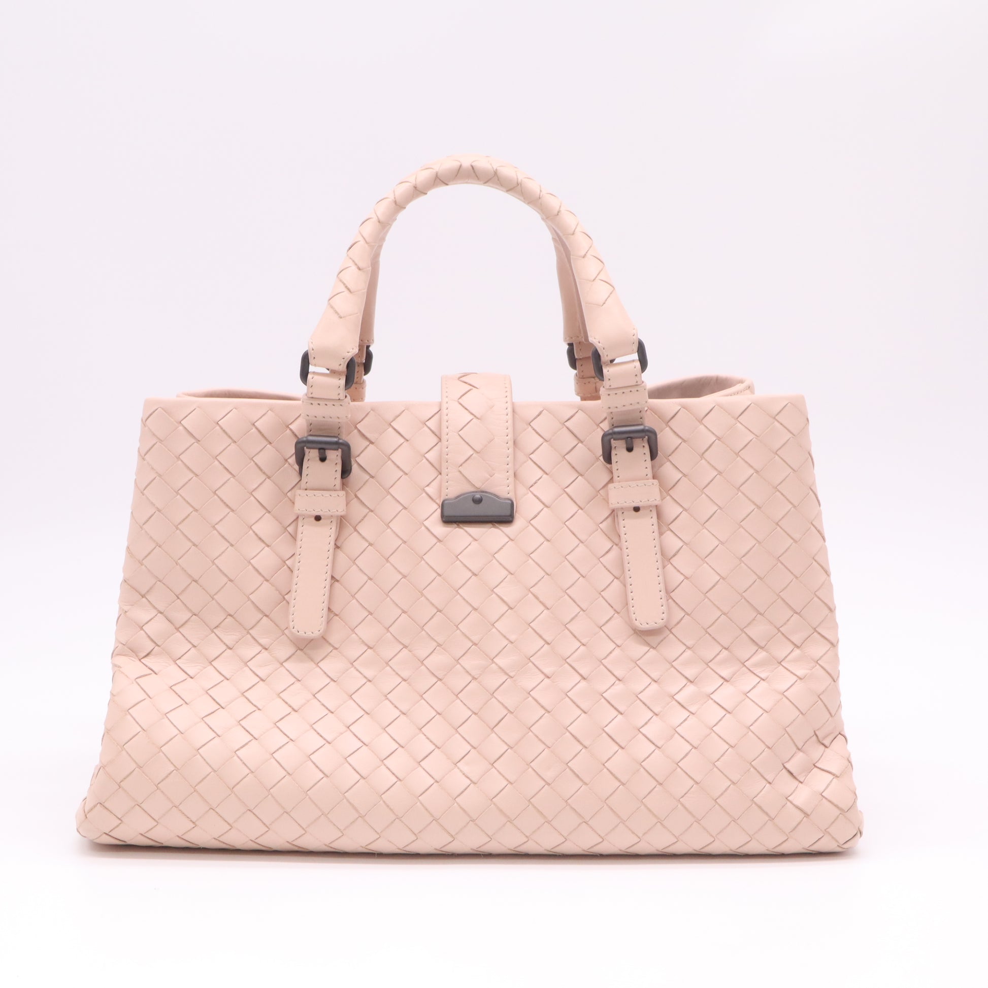 Bottega Veneta Small Intrecciato Roma Satchel Bag B23062