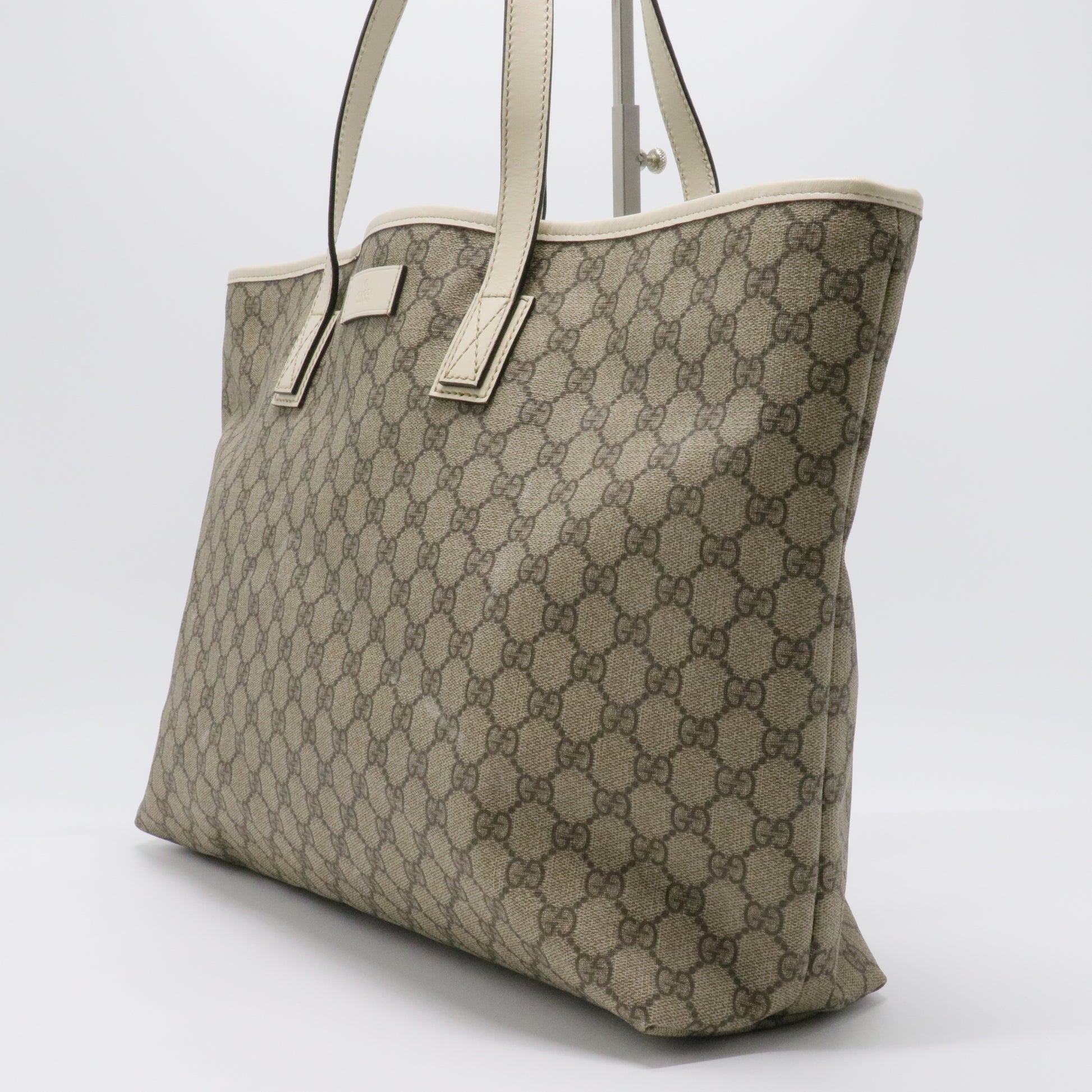 GG Supreme Tote Bag Beige