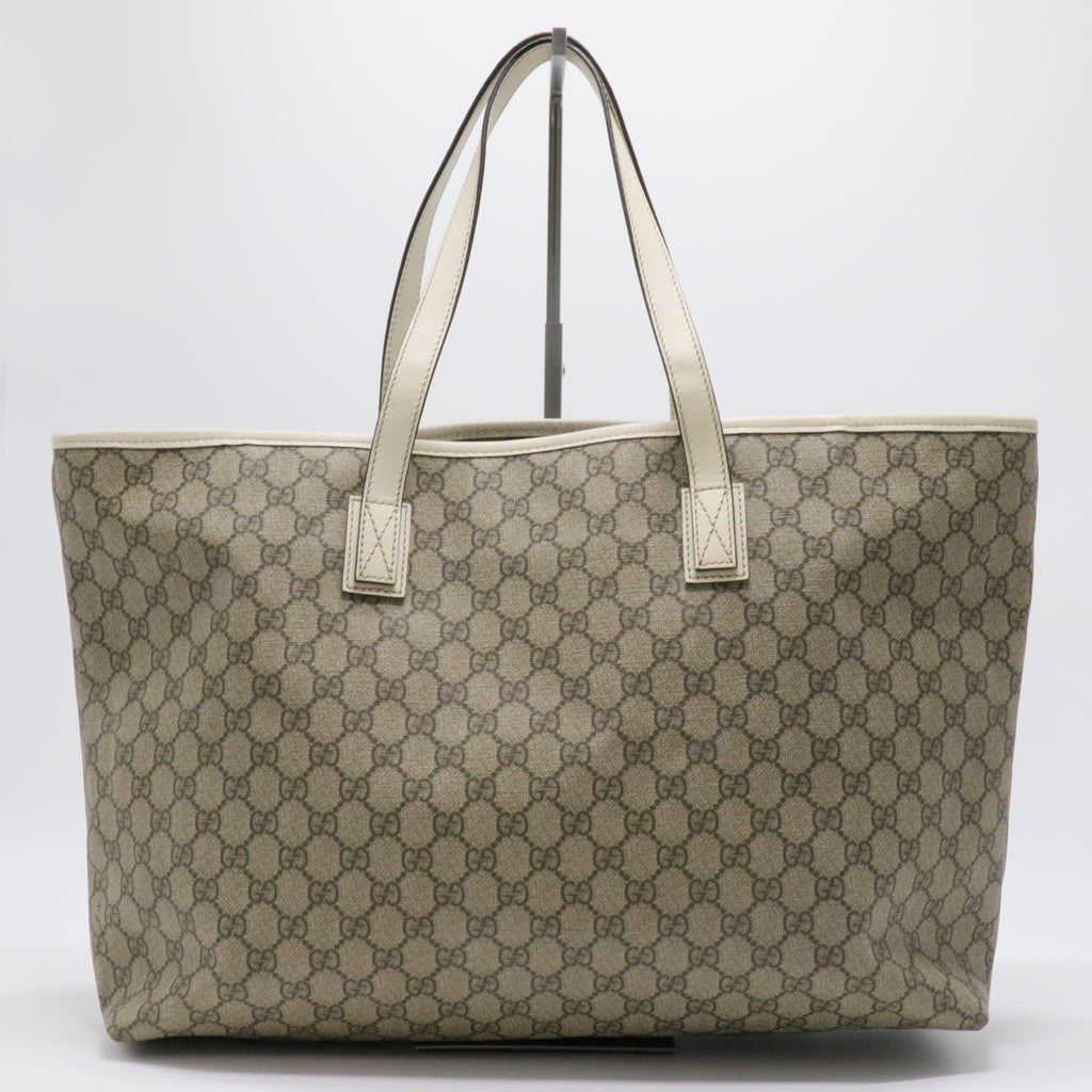 GG Supreme Tote Bag Beige