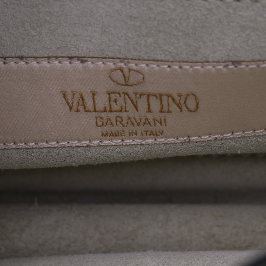 Valentino Garavani Rolling Rockstud Crossbody Bag Leather with Cabochons Small Twins B21723