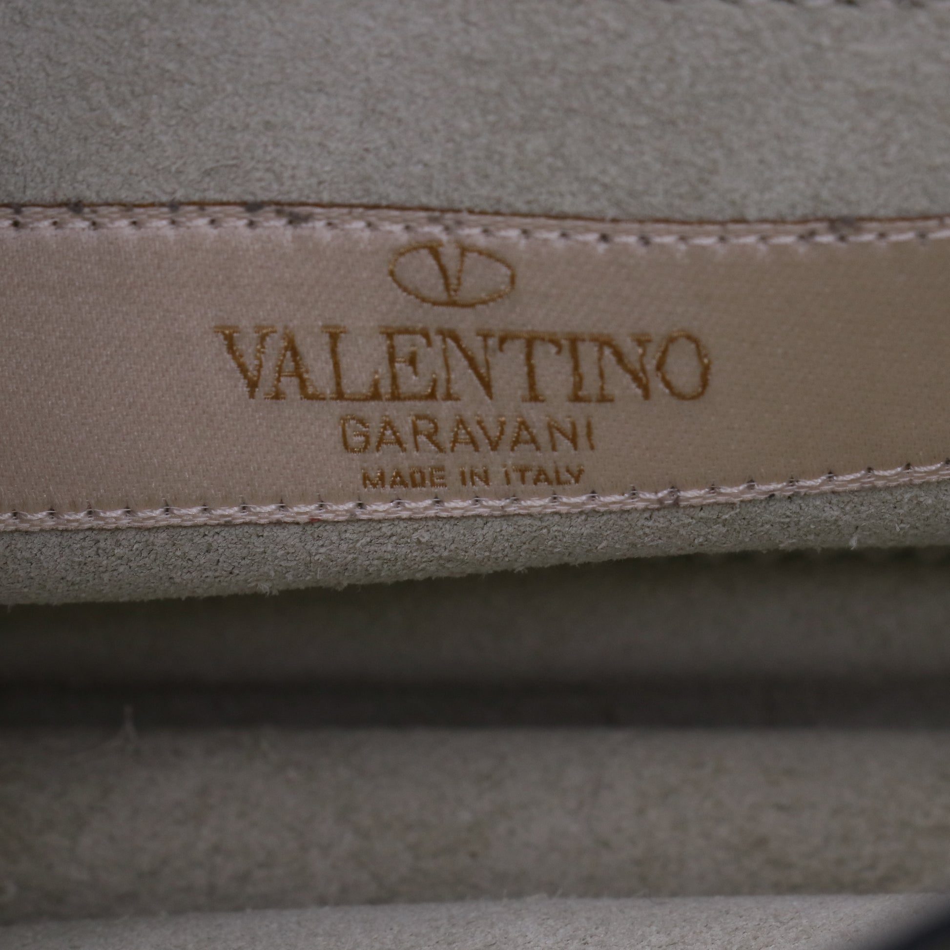 Valentino Garavani Rolling Rockstud Crossbody Bag Leather with Cabochons Small Twins B21723