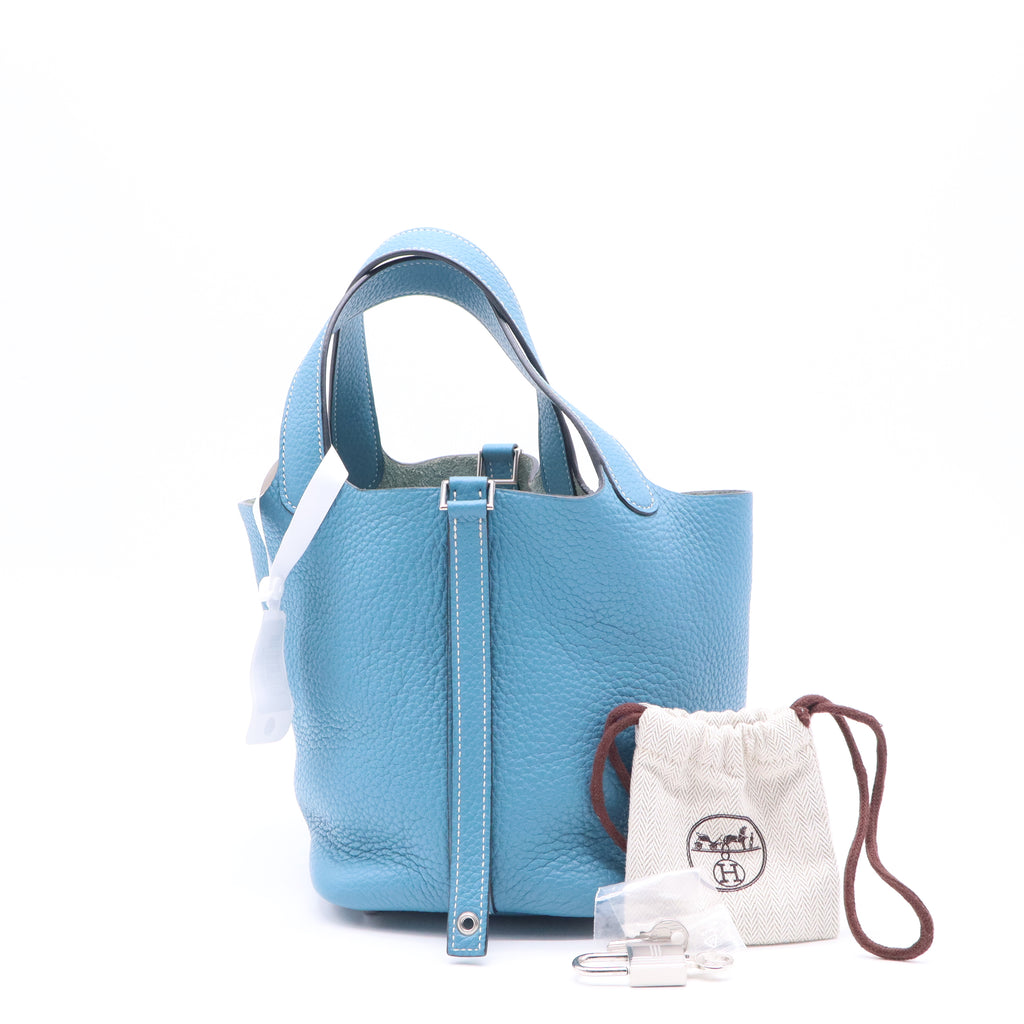 Hermes Picotin Lock Bag Clemence PM Twins B21758