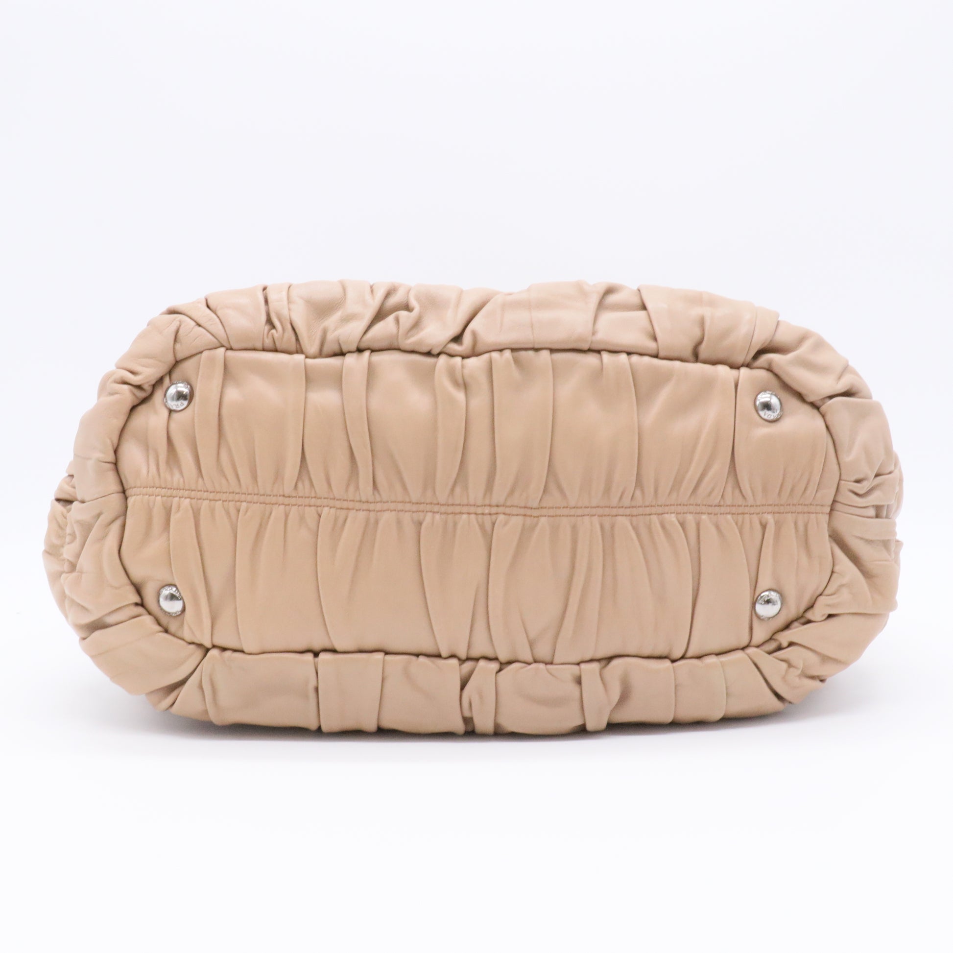 Prada Vernice Gaufre Satchel For Gisel