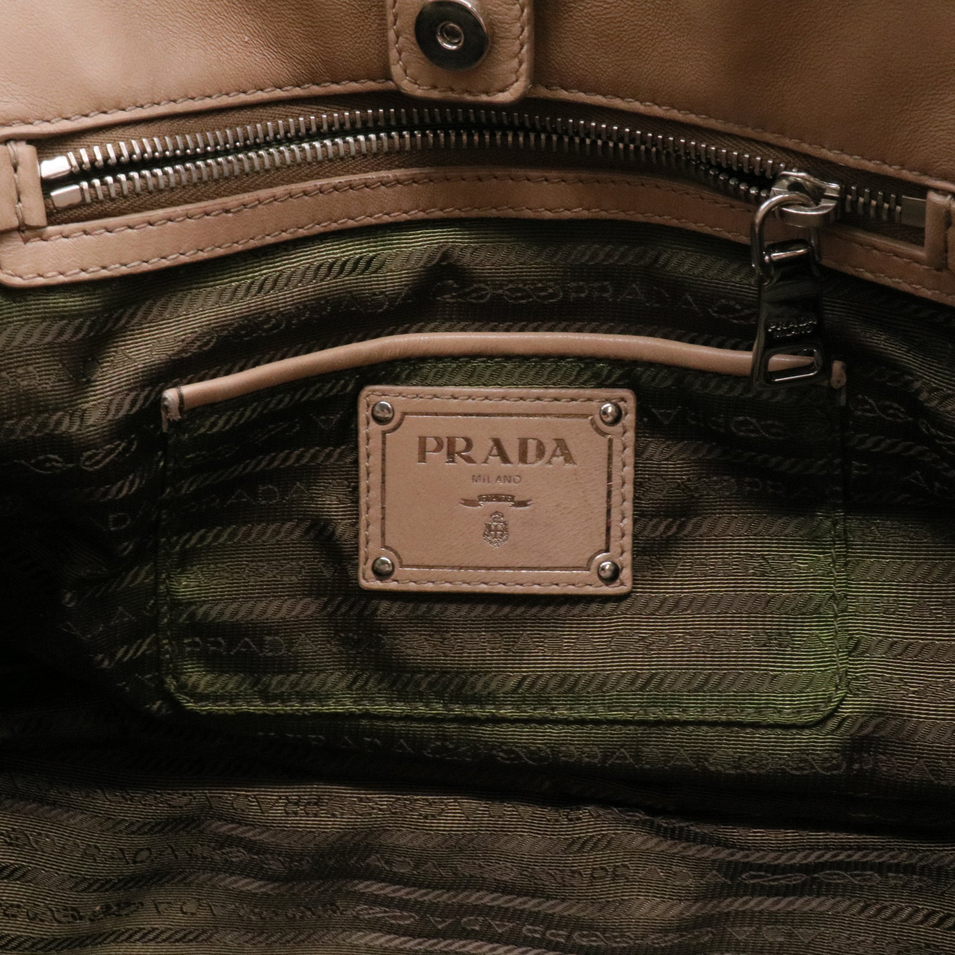 Prada Vernice Gaufre Satchel For Gisel