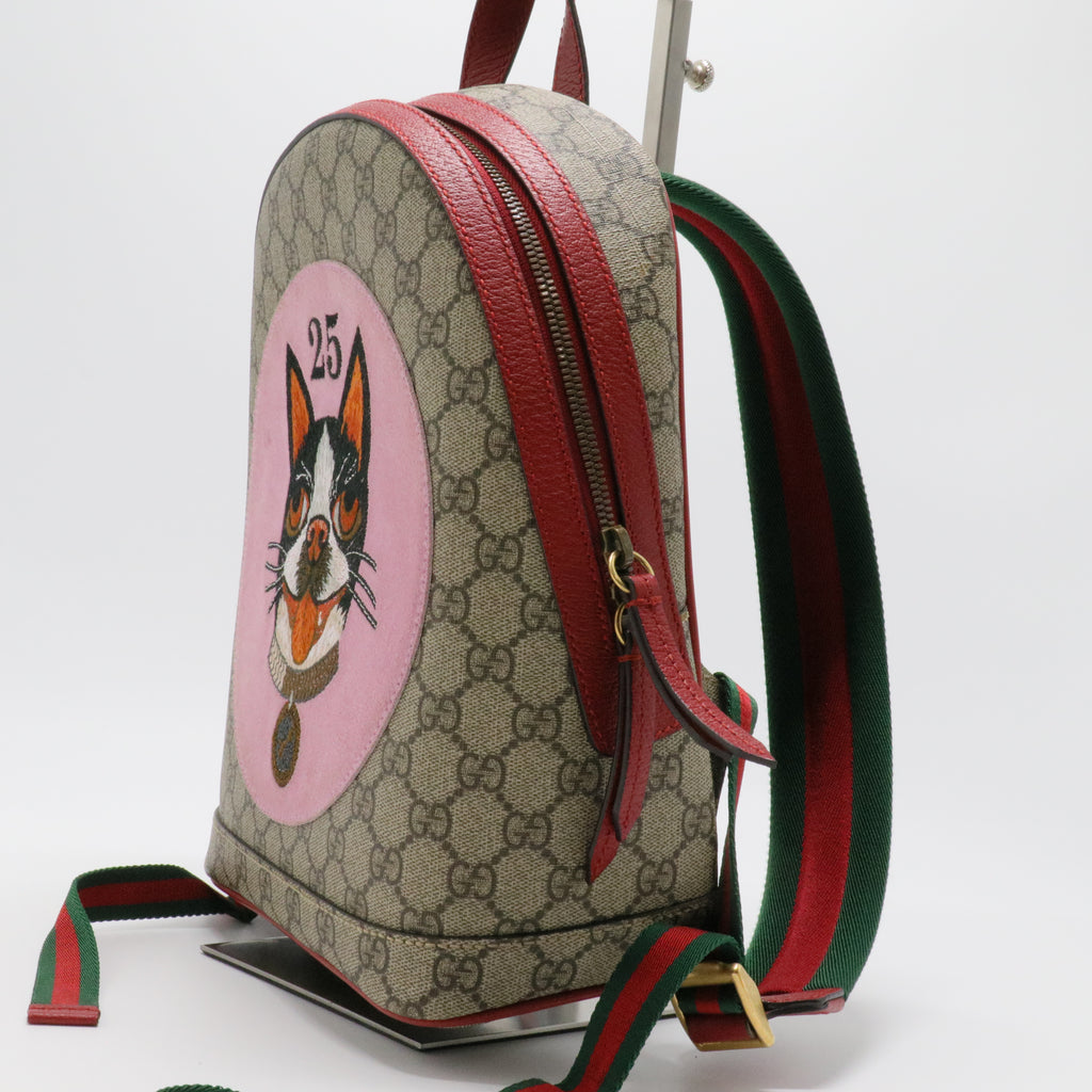 Brown GG Supreme Bosco Backpack Multiple