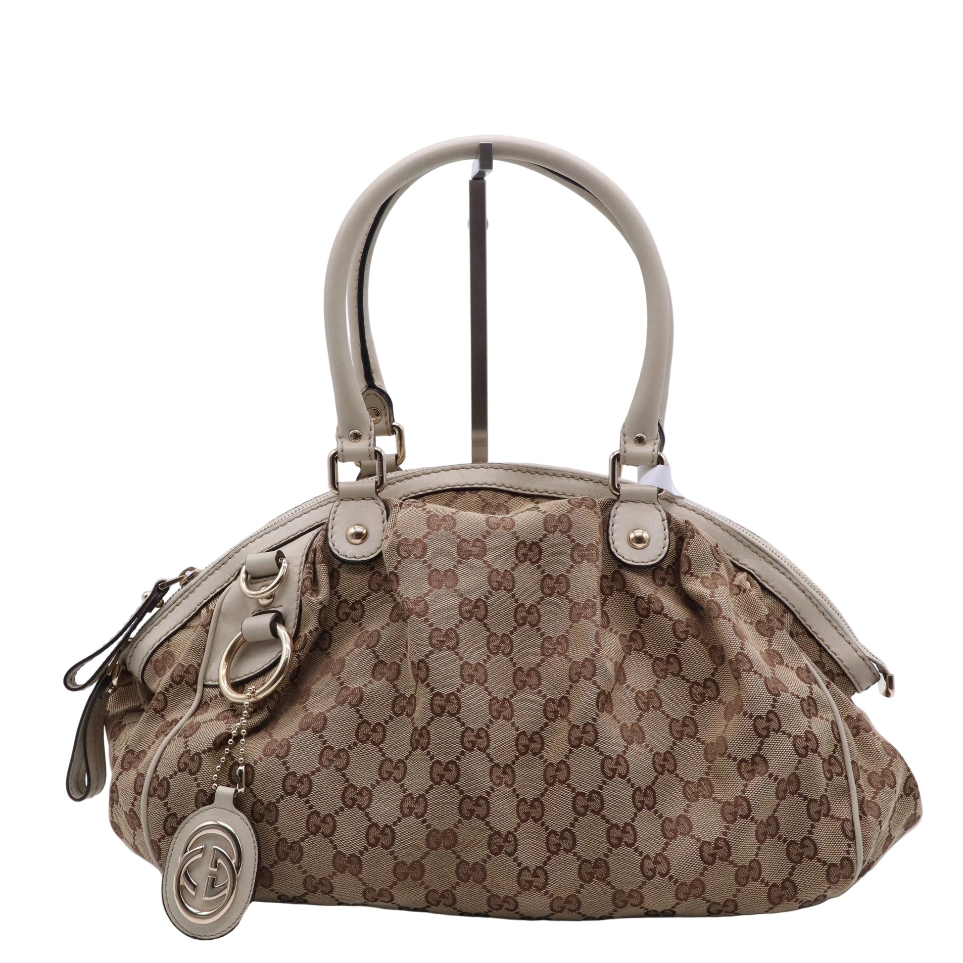 Sukey Tote GG Canvas with Leather Medium B21237