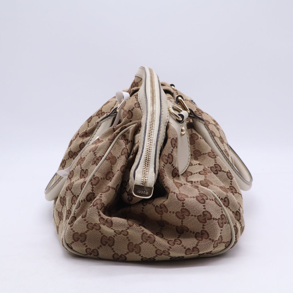 Sukey Tote GG Canvas with Leather Medium B21237