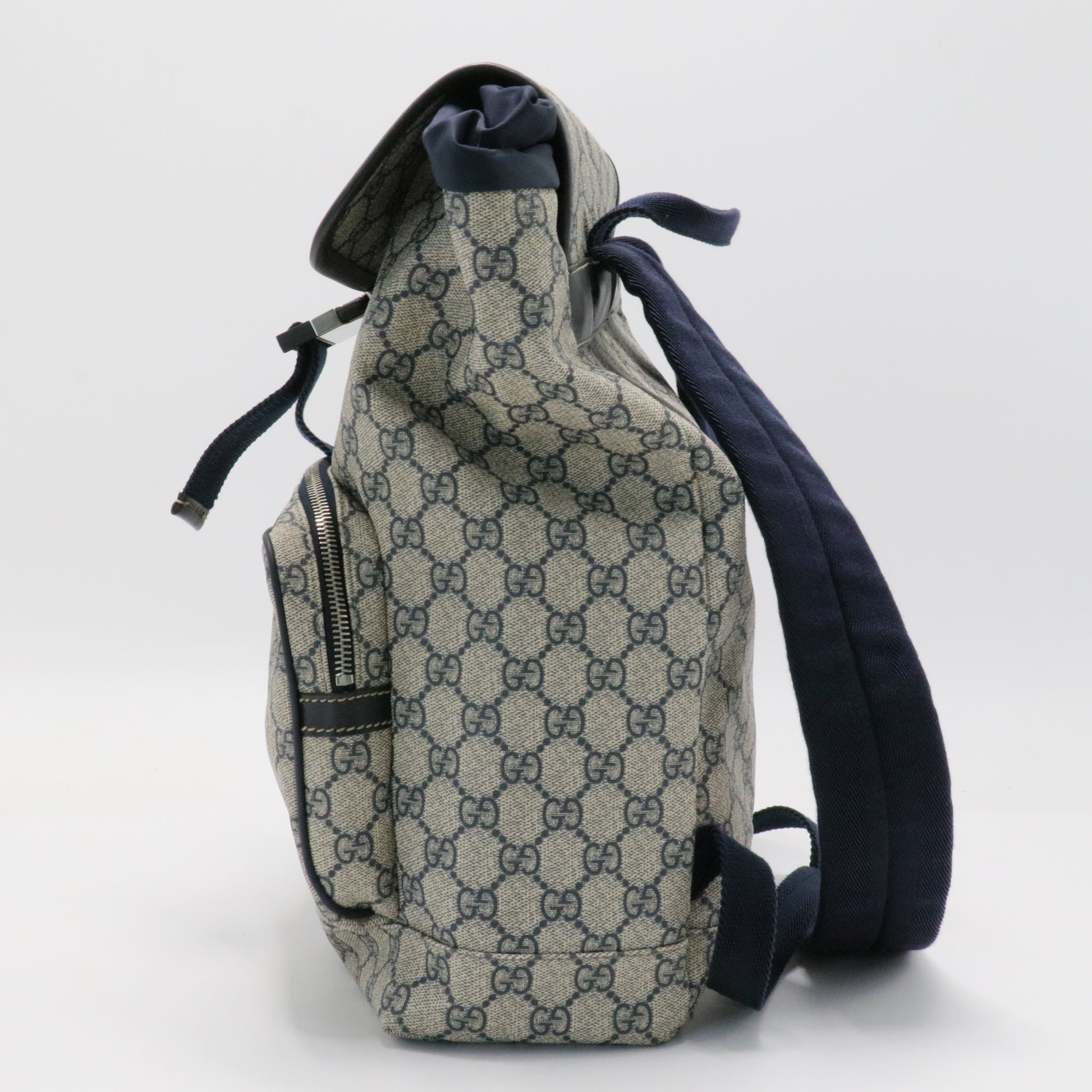 Buckle Backpack GG Coated Canvas Medium