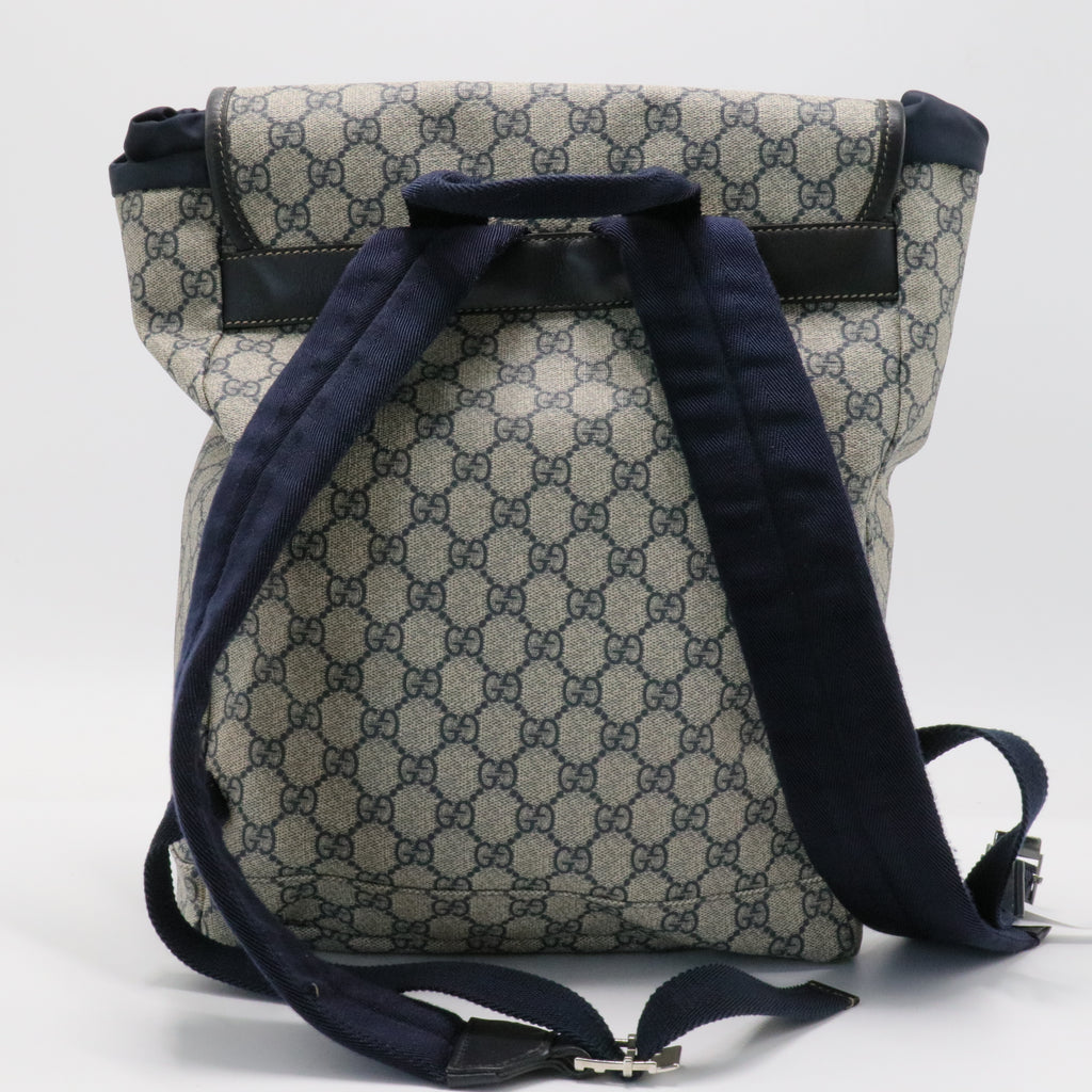 Buckle Backpack GG Coated Canvas Medium