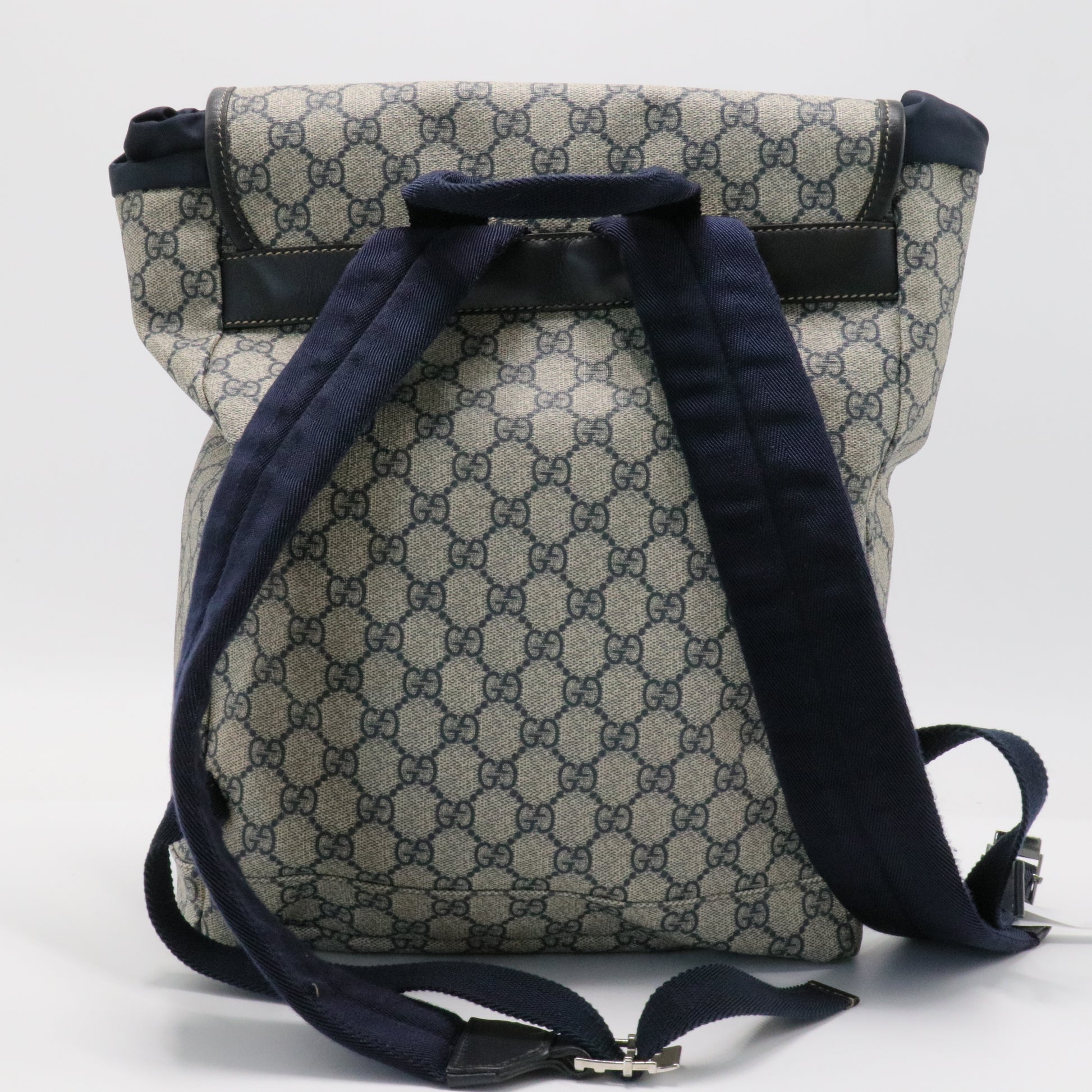 Buckle Backpack GG Coated Canvas Medium