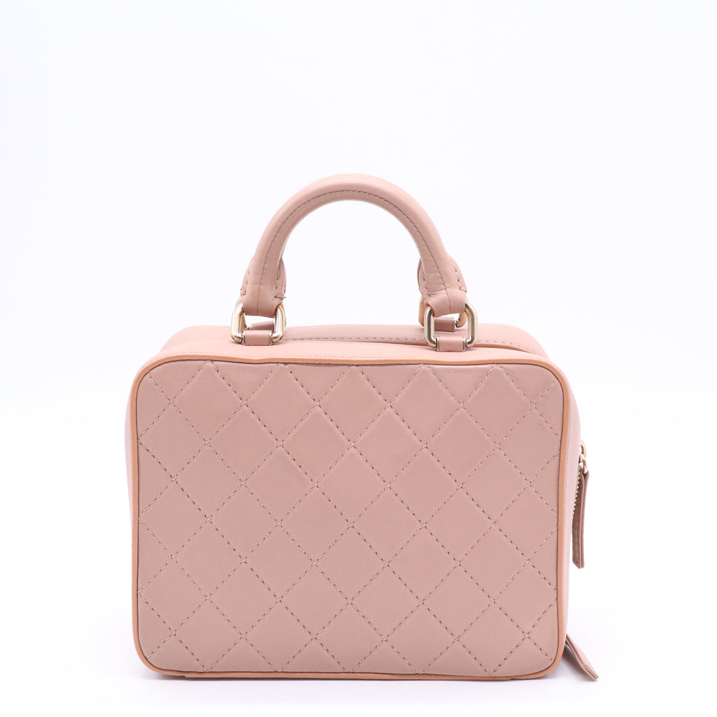 Travel Kit Vanity Case Quilted Calfskin B21281
