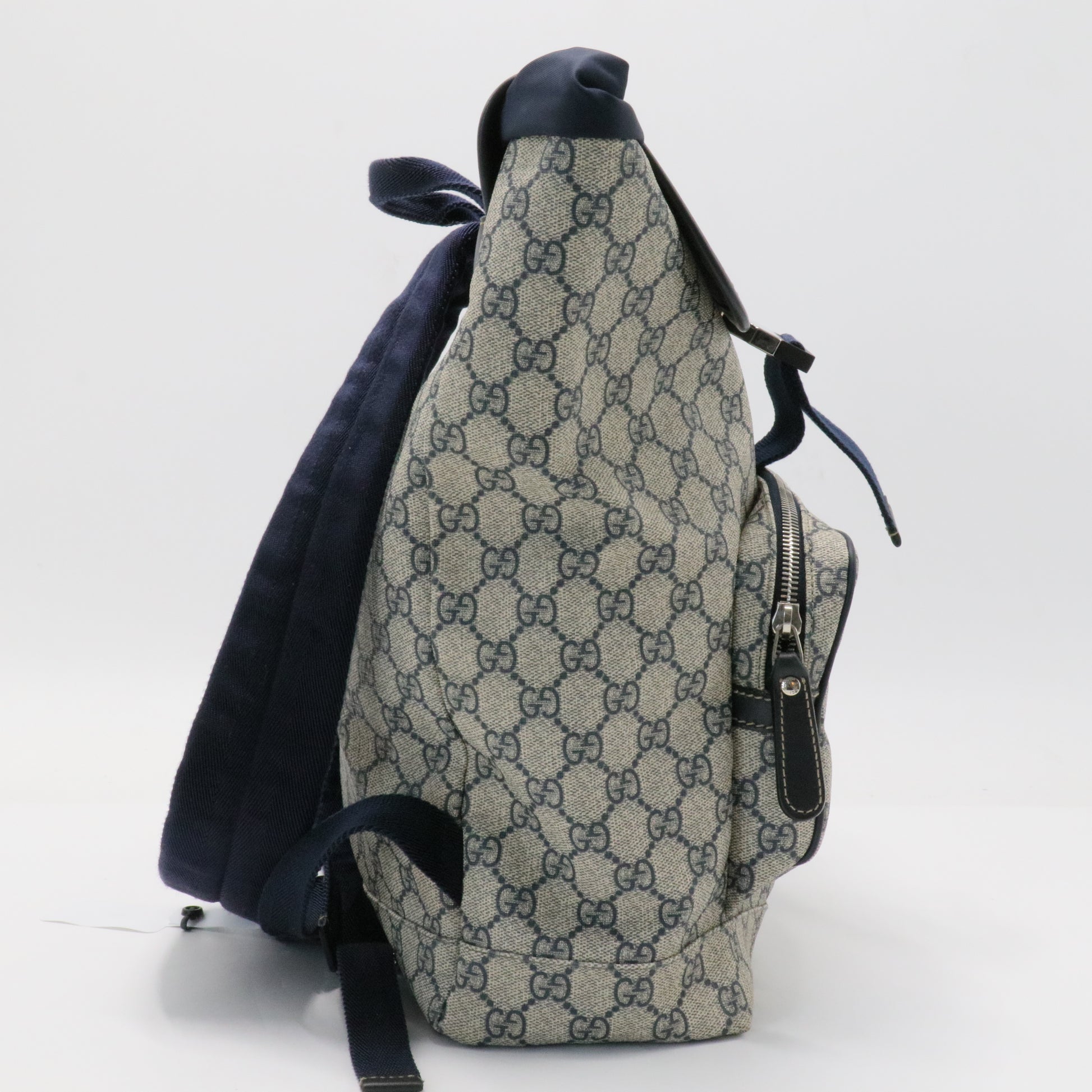 Buckle Backpack GG Coated Canvas Medium