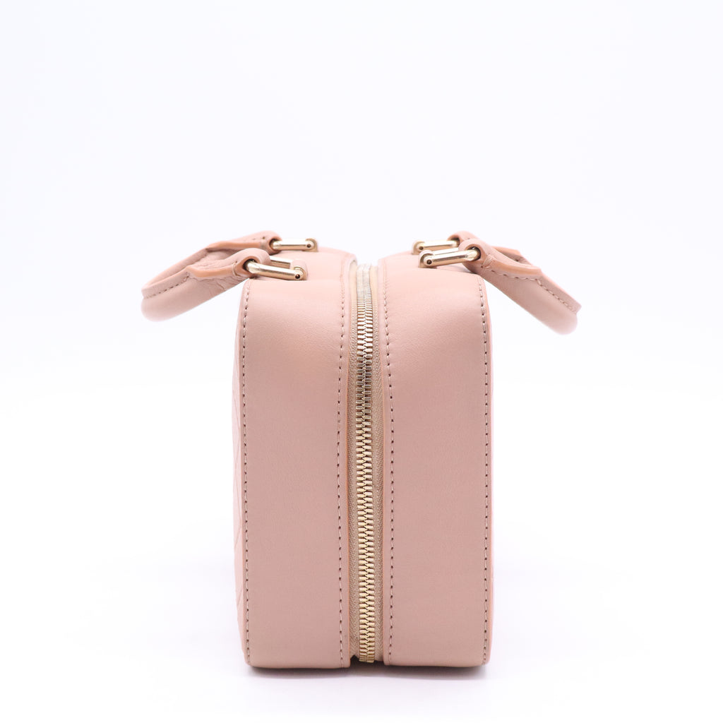 Travel Kit Vanity Case Quilted Calfskin B21281