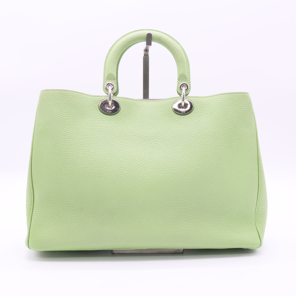 Diorissimo Tote Pebbled Leather Large Twins