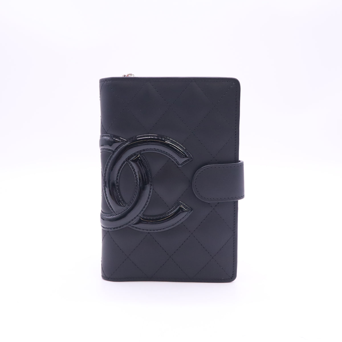 Calfskin Cambon Zipped Pocket Wallet Black W23590