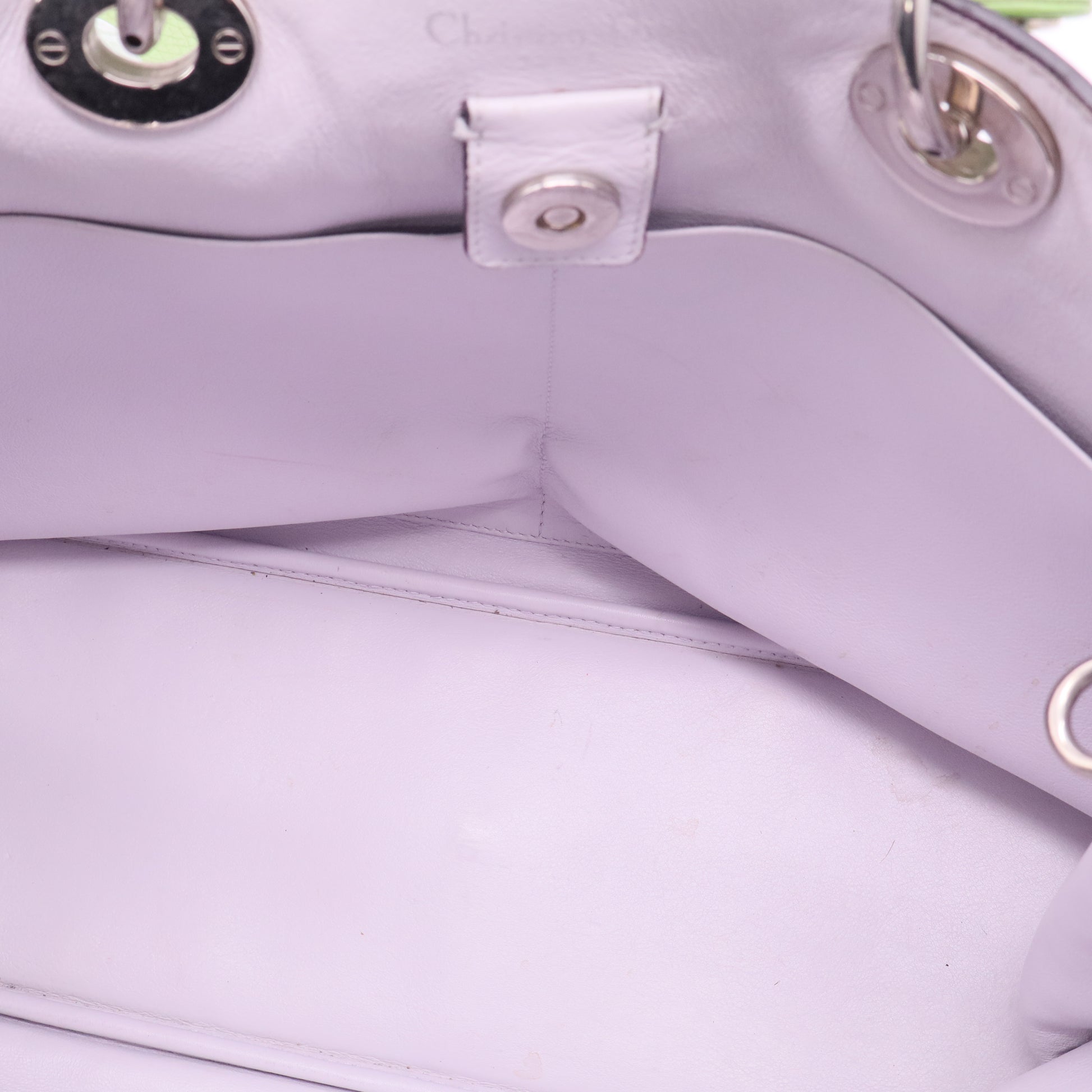 Diorissimo Tote Pebbled Leather Large Twins