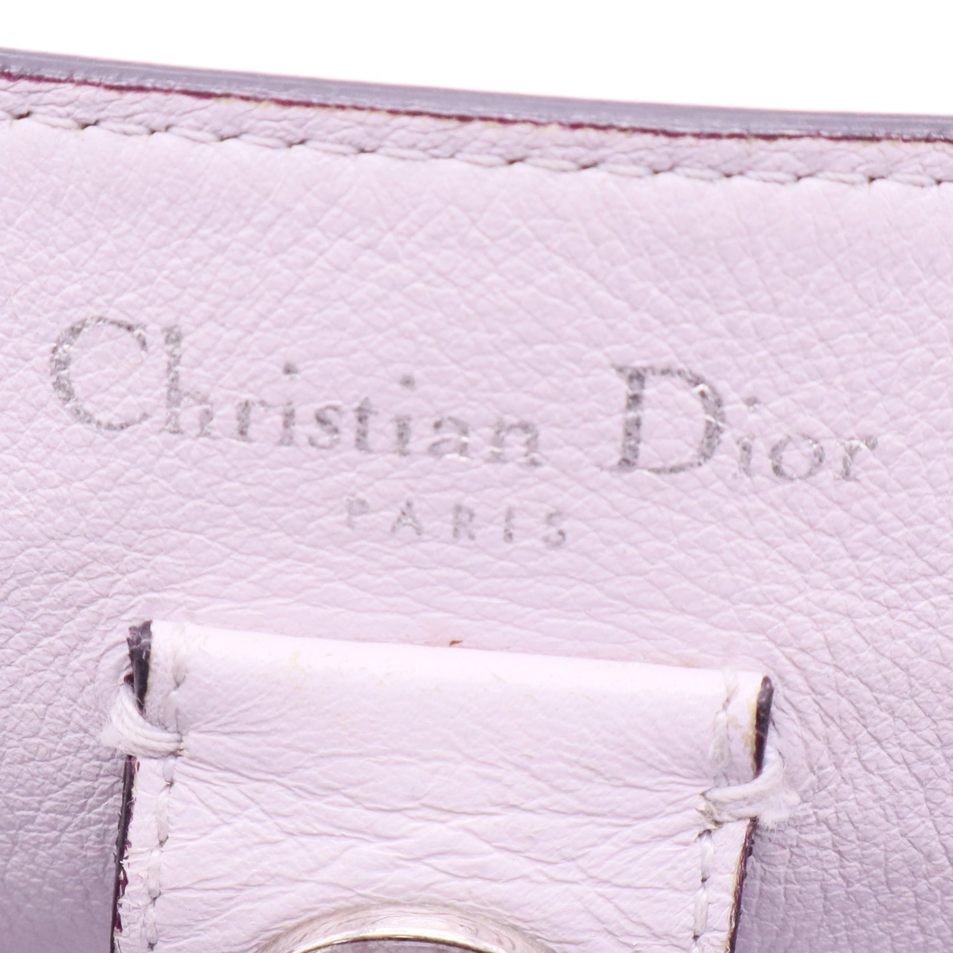 Diorissimo Tote Pebbled Leather Large Twins