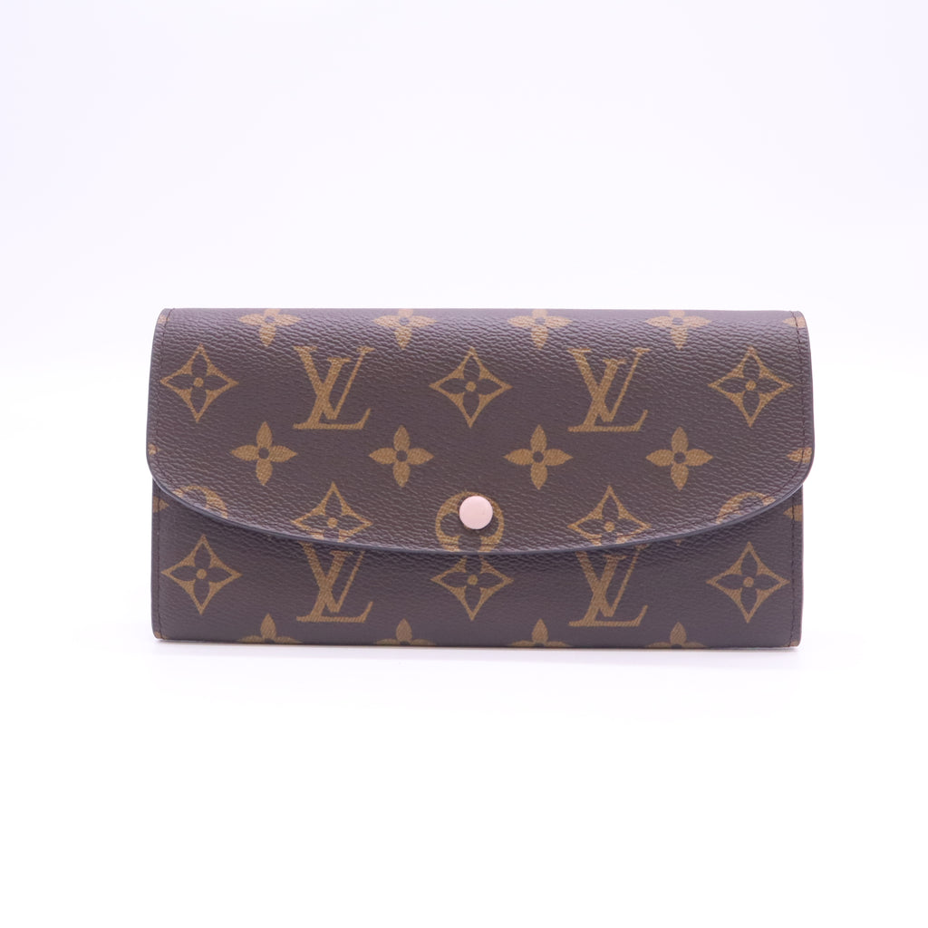 Monogram Emilie Wallet Rose Ballerine  W23555