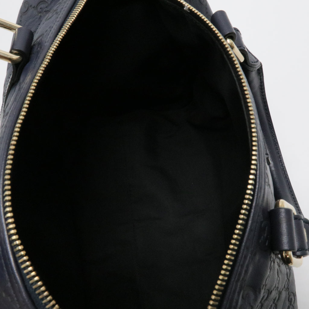 Dark Brown Guccissima Leather Medium Joy Boston Bag