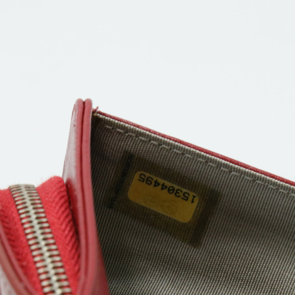 French Wallet Quilted Patent Wallet