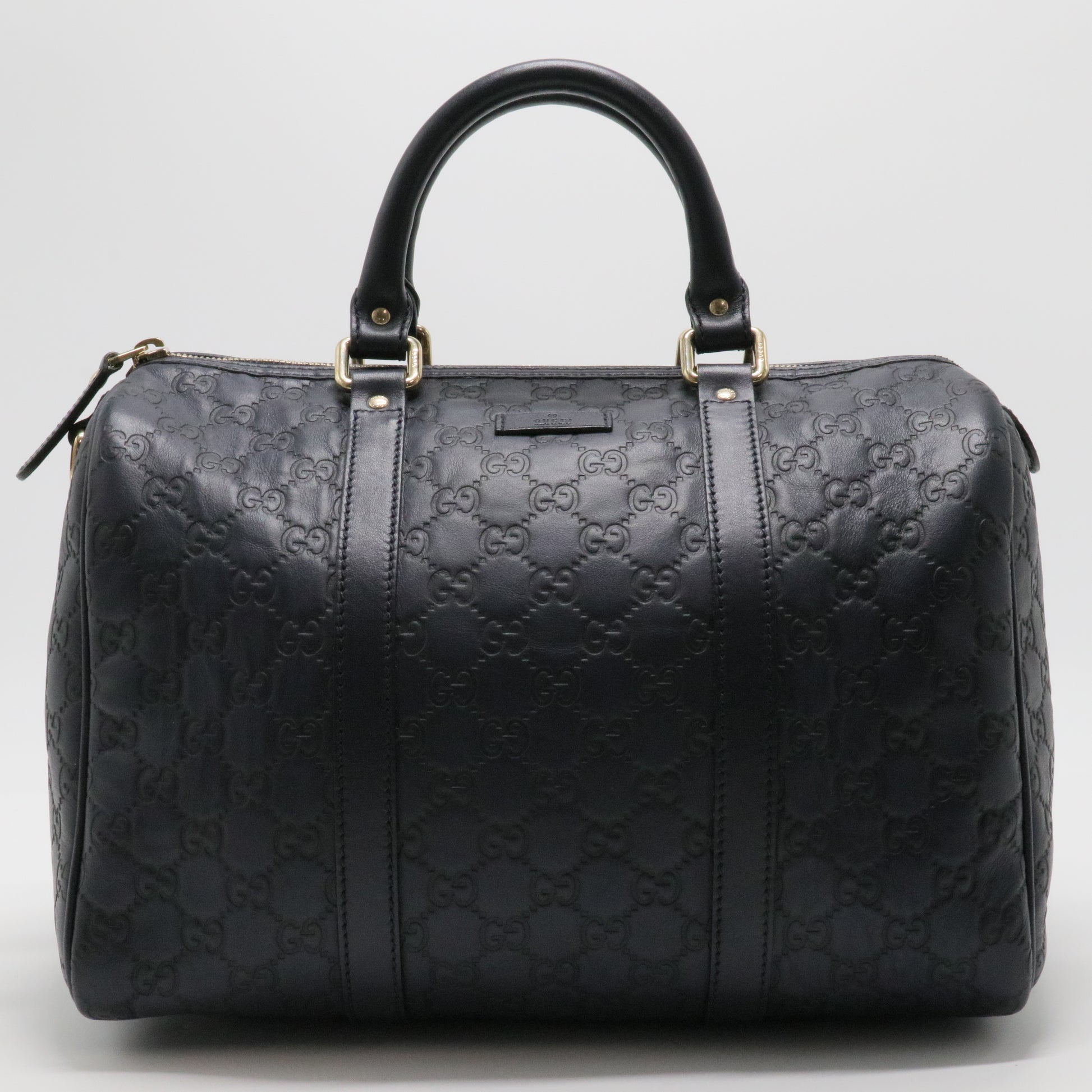 Dark Brown Guccissima Leather Medium Joy Boston Bag