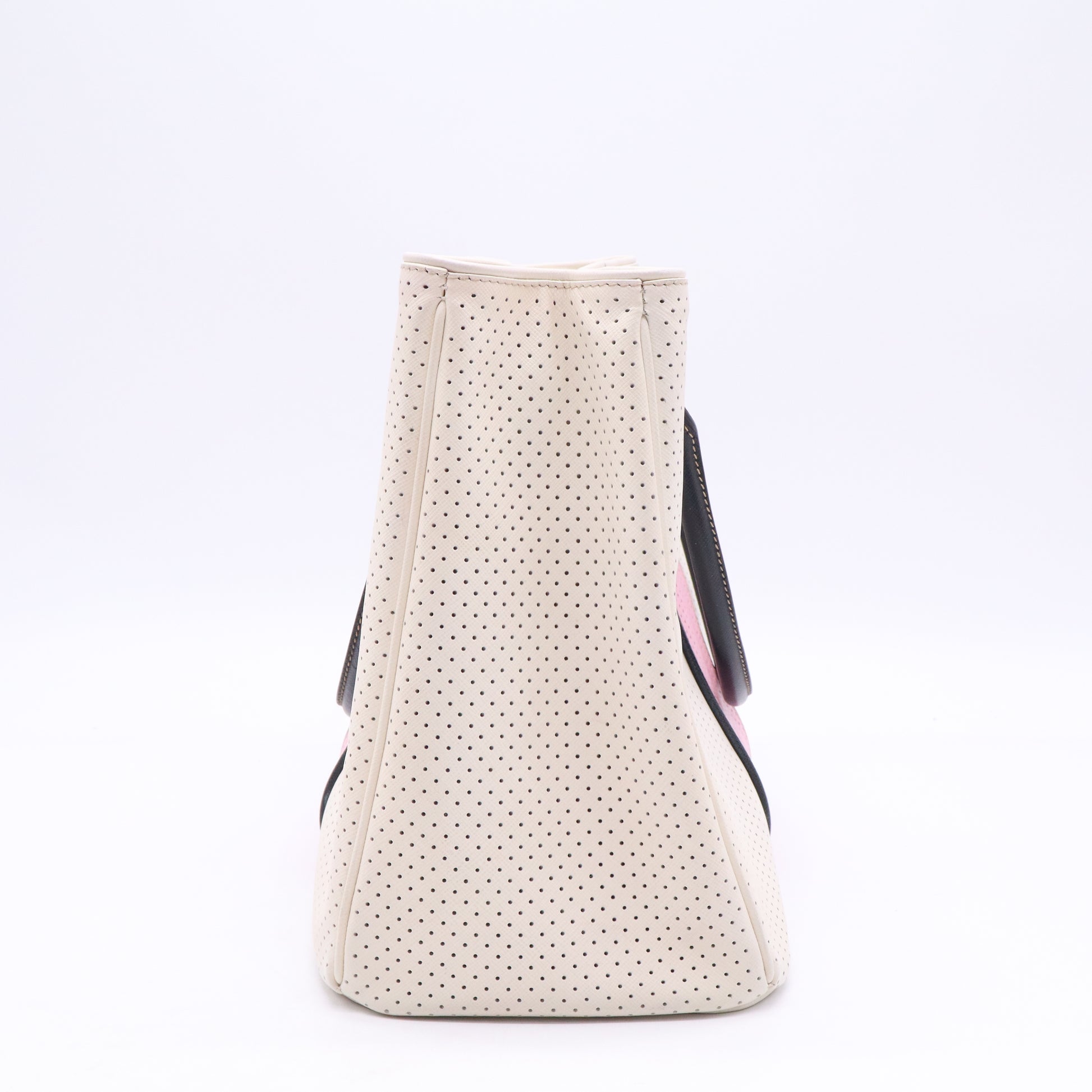 Prada Tricolor Saffiano Lux Leather Perforated Tote  B21200