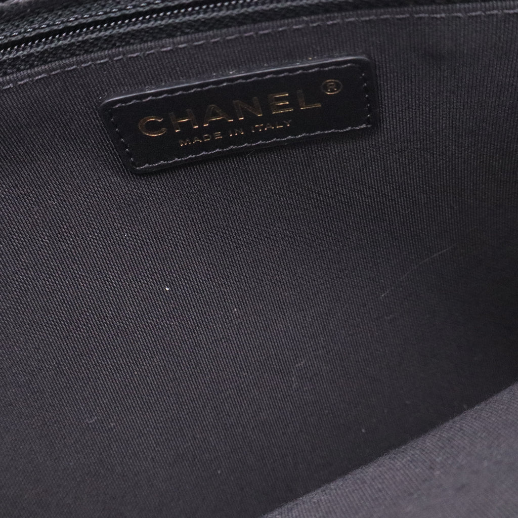 Classic CC Shopping Tote Quilted Calfskin Large Twins LDJ3397