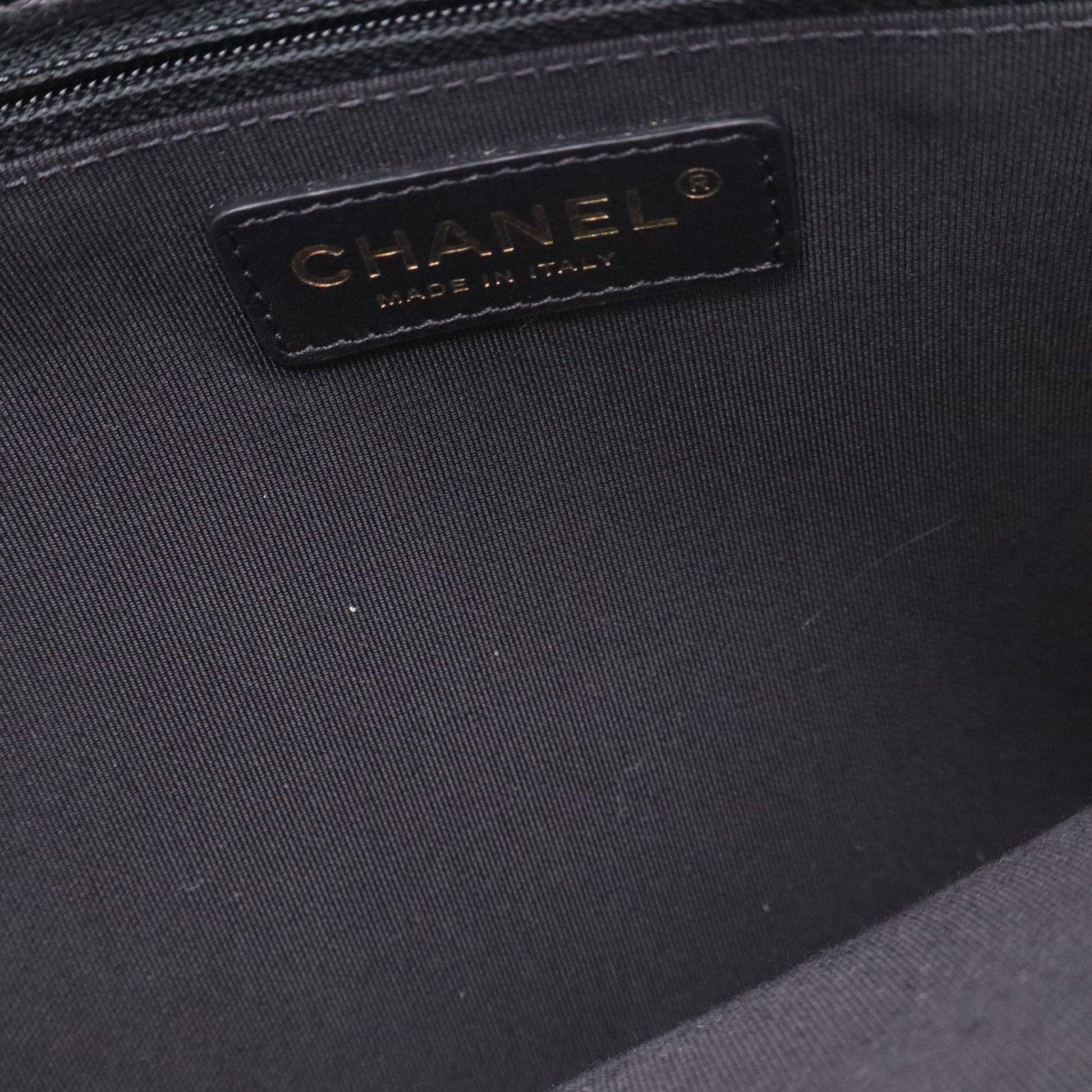 Classic CC Shopping Tote Quilted Calfskin Large Twins LDJ3397