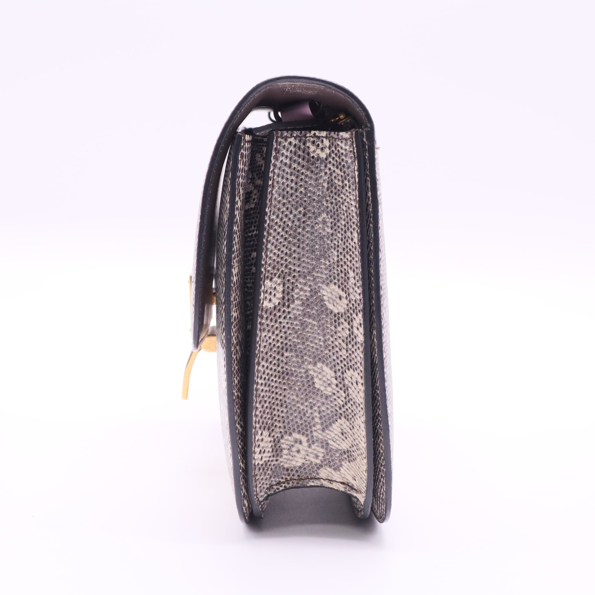 Lizard Medium Classic Bag Twins