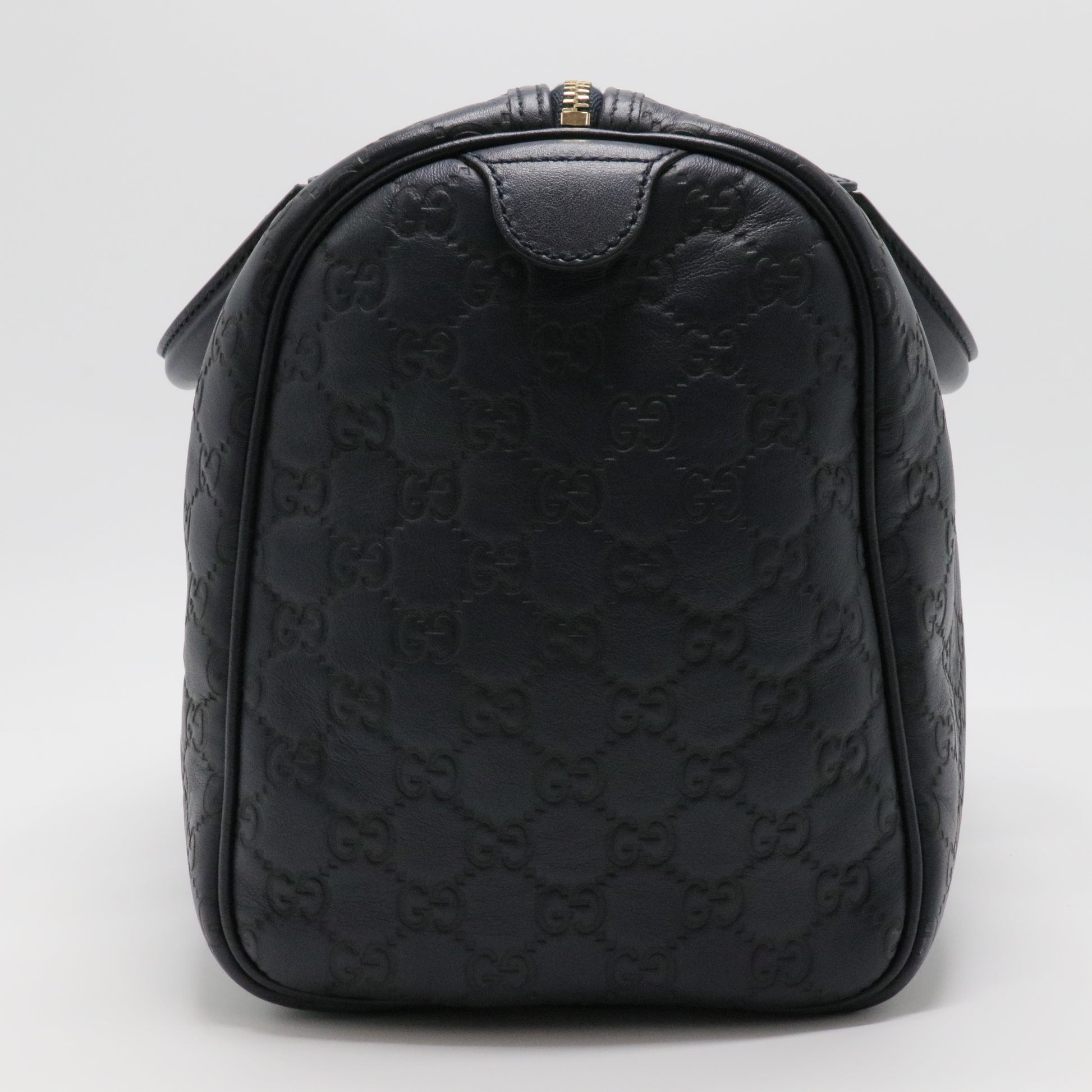Dark Brown Guccissima Leather Medium Joy Boston Bag