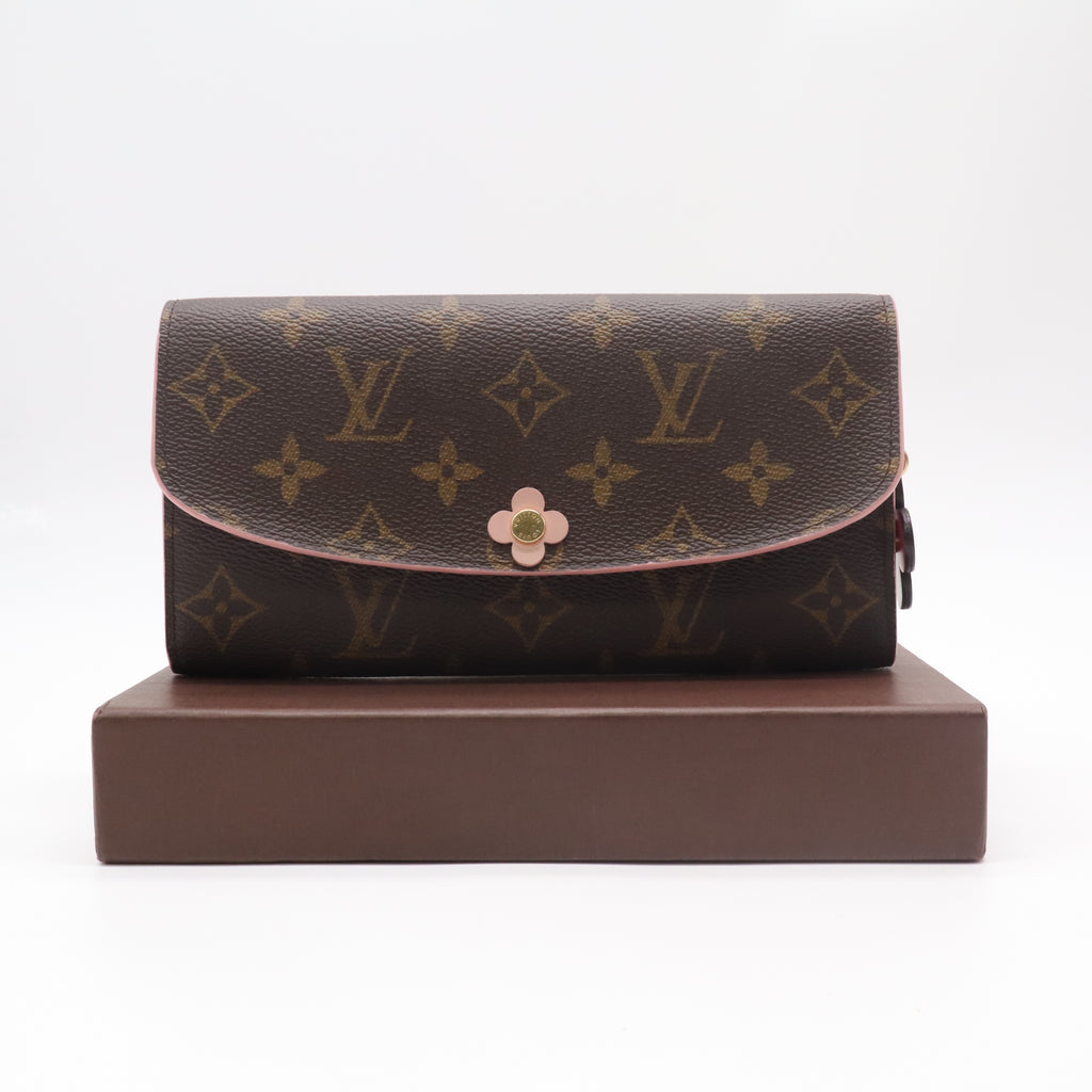 Louis Vuitton Monogram Canvas Blooming Flowers Emilie Wallet W22394