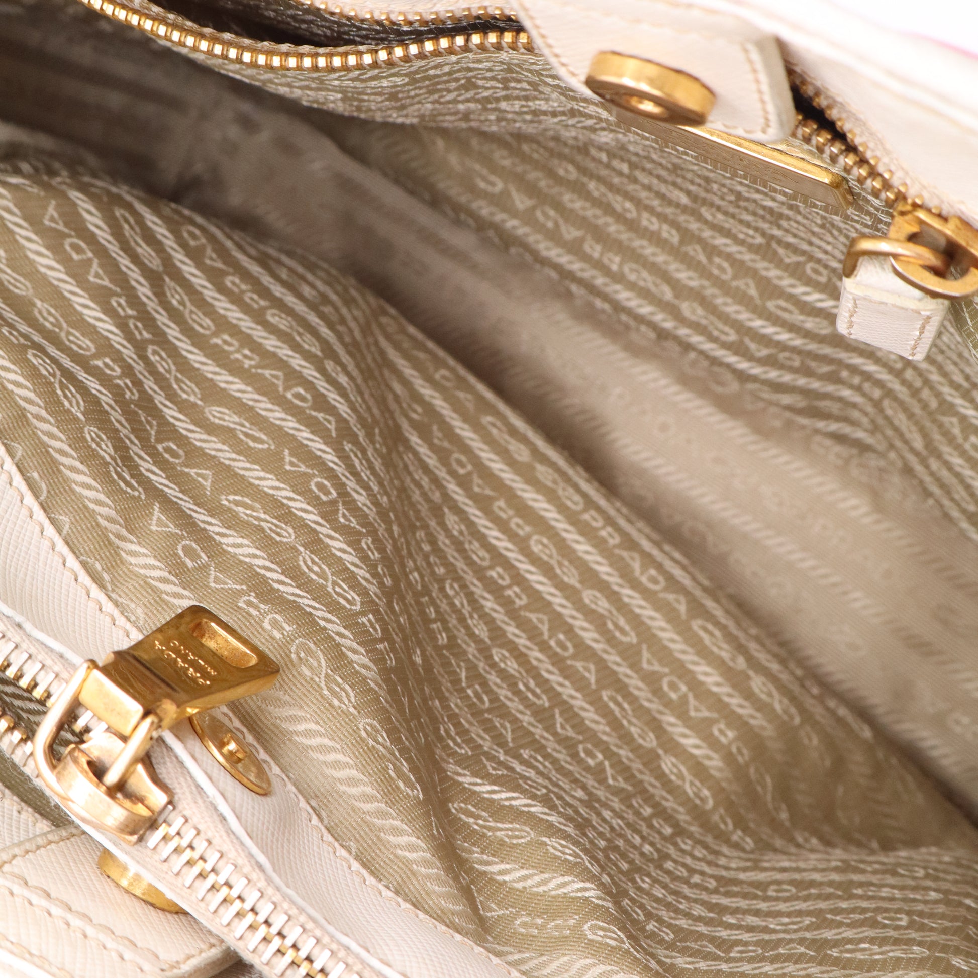 Prada Tricolor Saffiano Lux Leather Perforated Tote  B21200