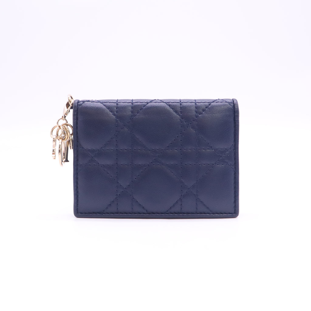 2018 Lady Dior Trifold Wallet W23602