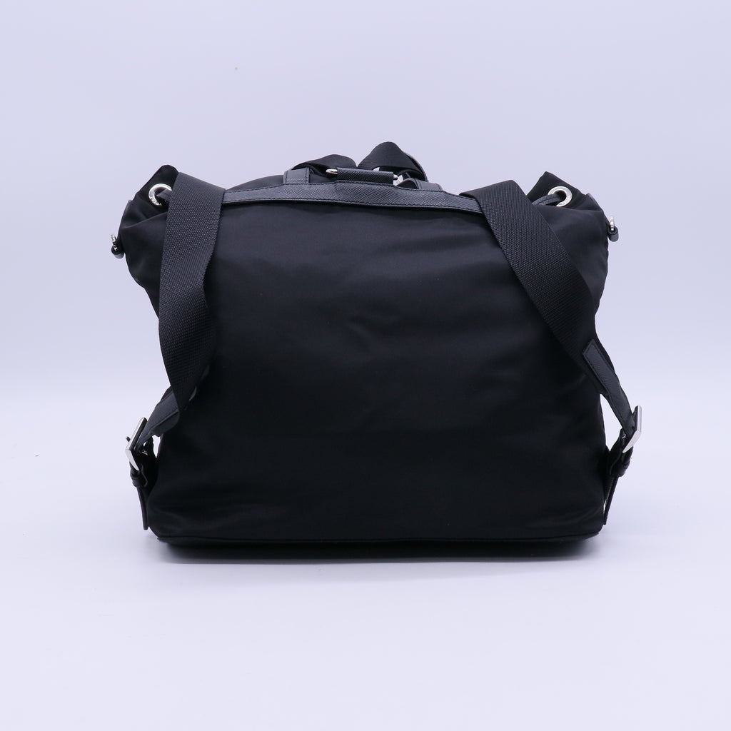 Prada Backpack Nylon Black/ Multicoloured twins LDJ3864