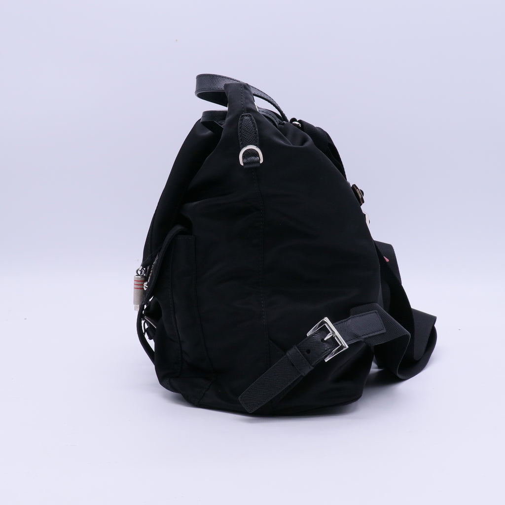 Prada Backpack Nylon Black/ Multicoloured twins LDJ3864