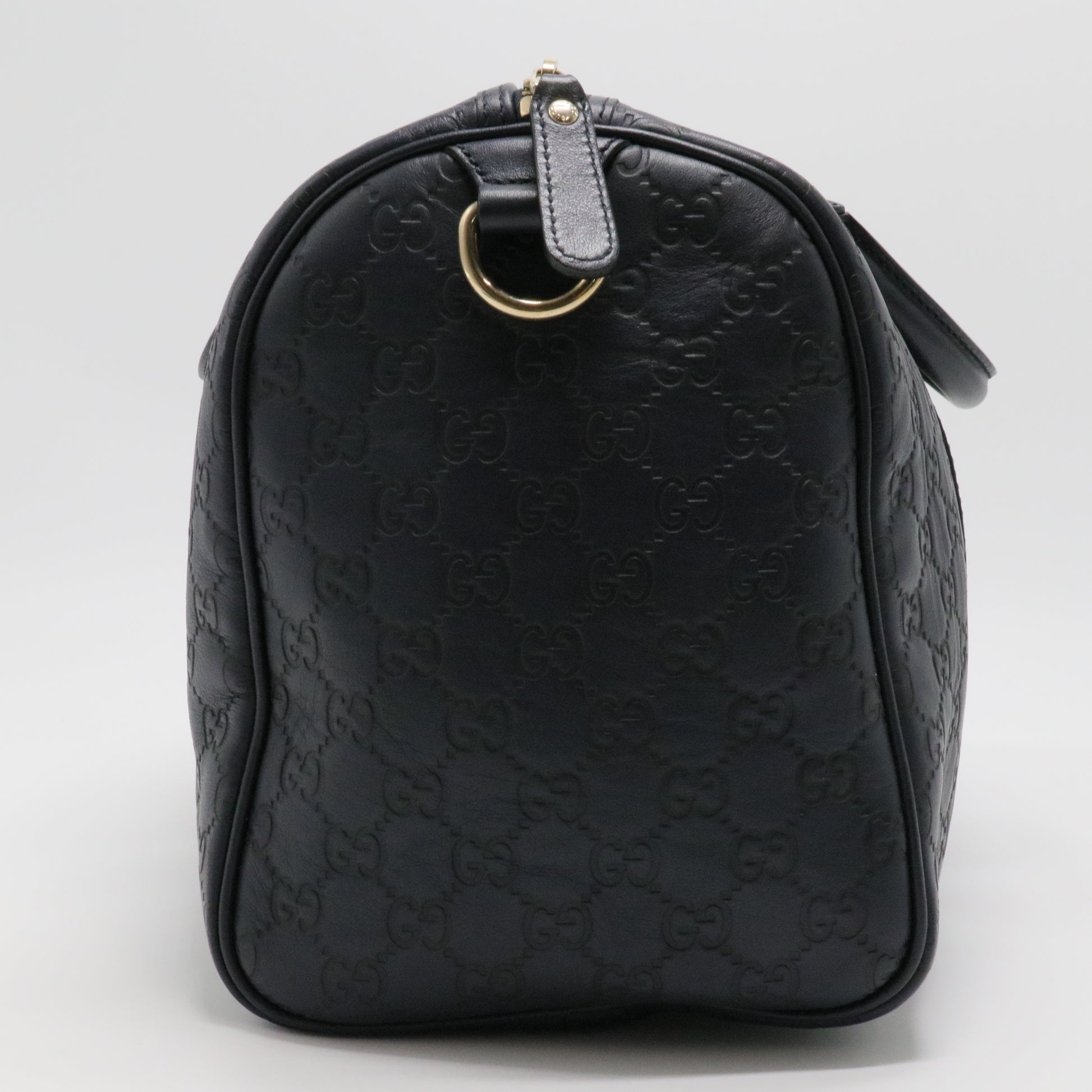 Dark Brown Guccissima Leather Medium Joy Boston Bag
