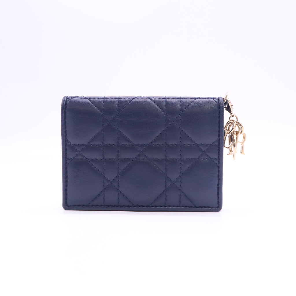 2018 Lady Dior Trifold Wallet W23602