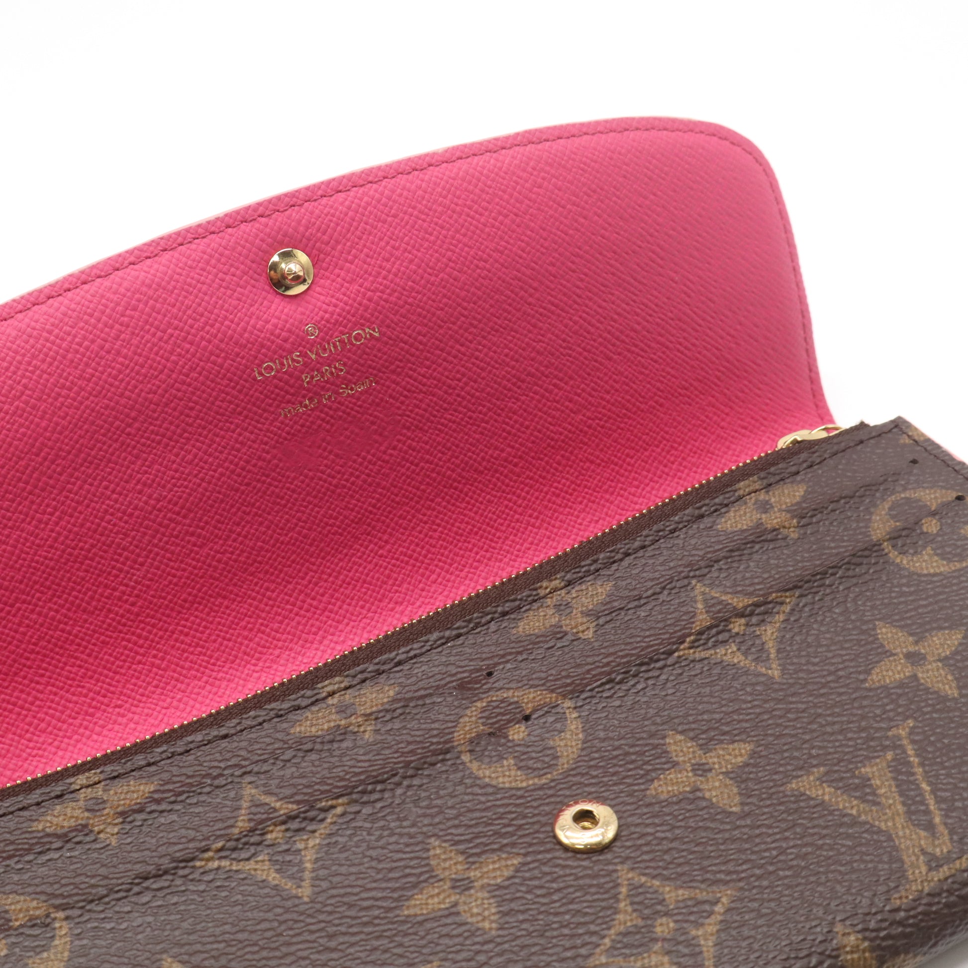 Louis Vuitton Monogram Canvas Blooming Flowers Emilie Wallet W22394