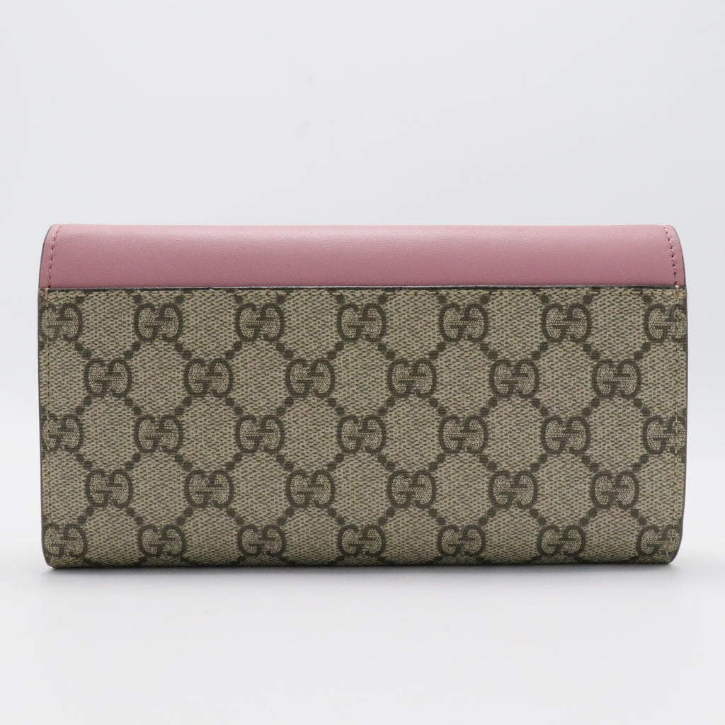 Pearly Coated Canvas with Leather Wallet