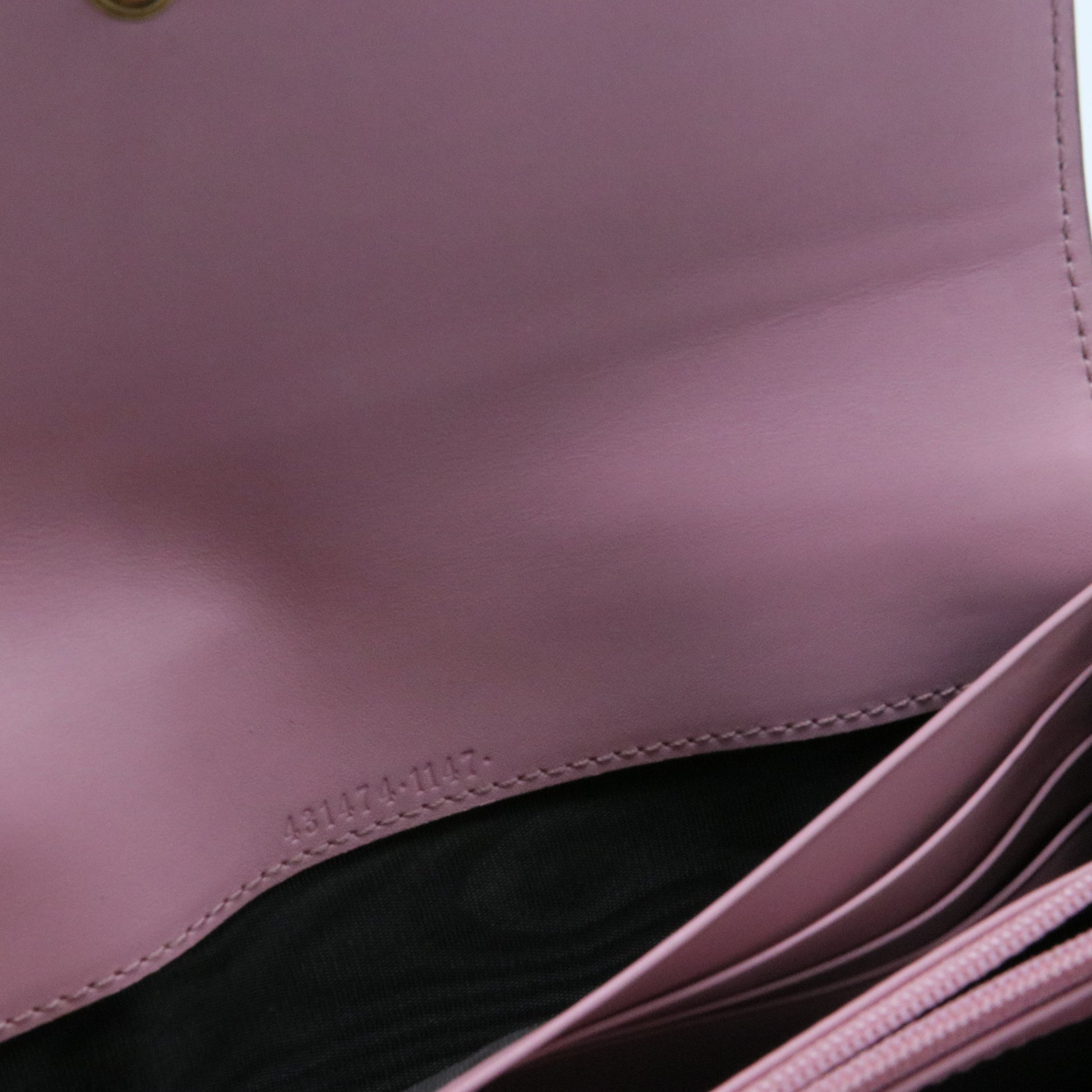 Pearly Coated Canvas with Leather Wallet