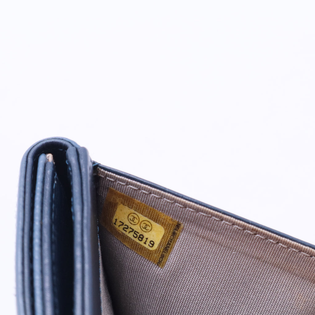 Blue Vintage Compact Wallet w20087