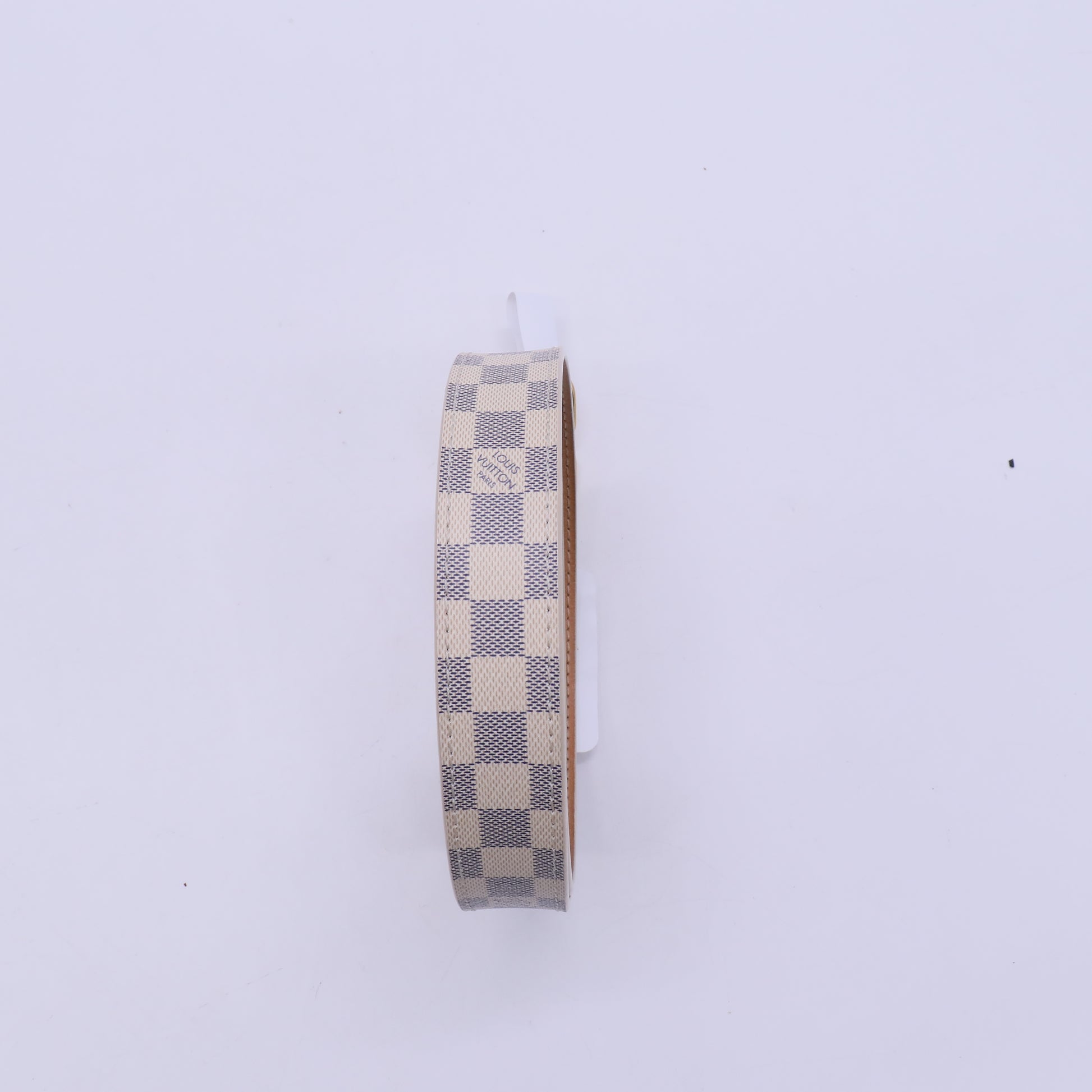 Louis Vuitton Damier Azur 25mm Mini Belt 85 34 twins W20875