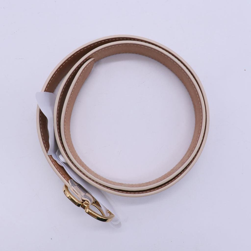 Louis Vuitton Damier Azur 25mm Mini Belt 85 34 twins W20875
